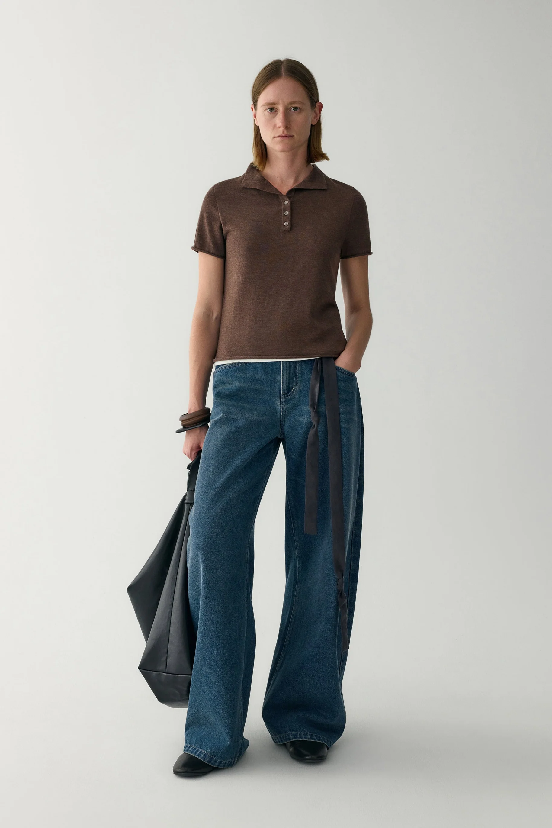 Short-Sleeve Wool Polo - Image 5