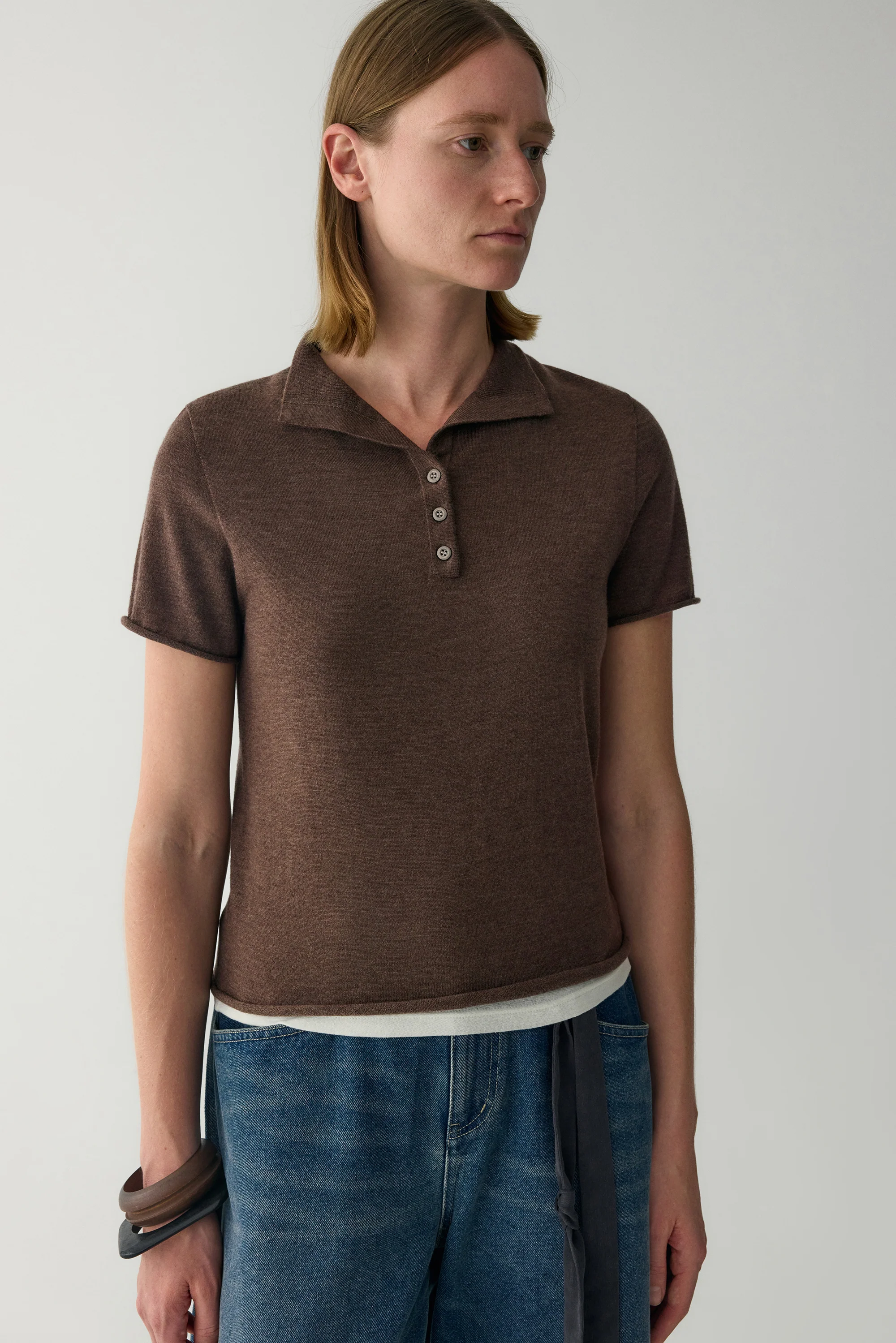 Short-Sleeve Wool Polo - Image 7