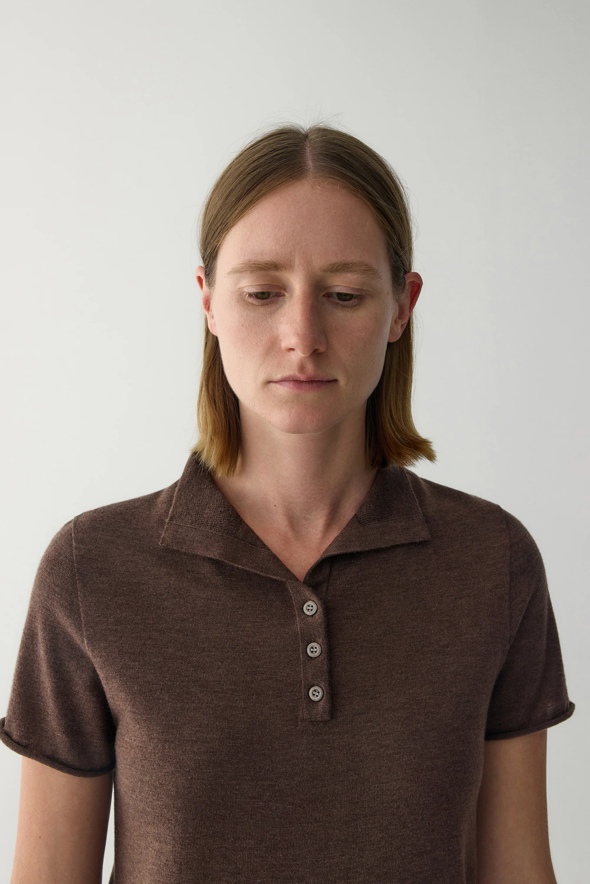 Short-Sleeve Wool Polo - Image 8