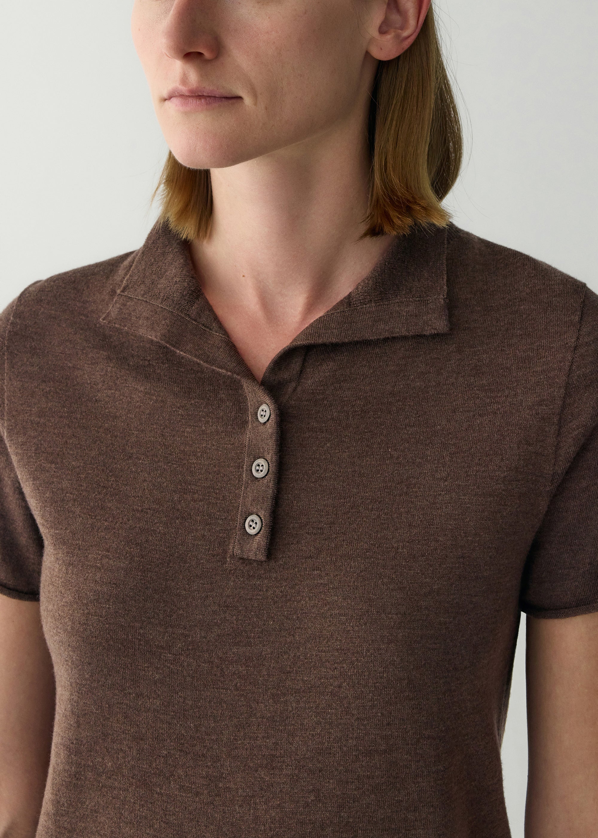 Short-Sleeve Wool Polo - Image 9