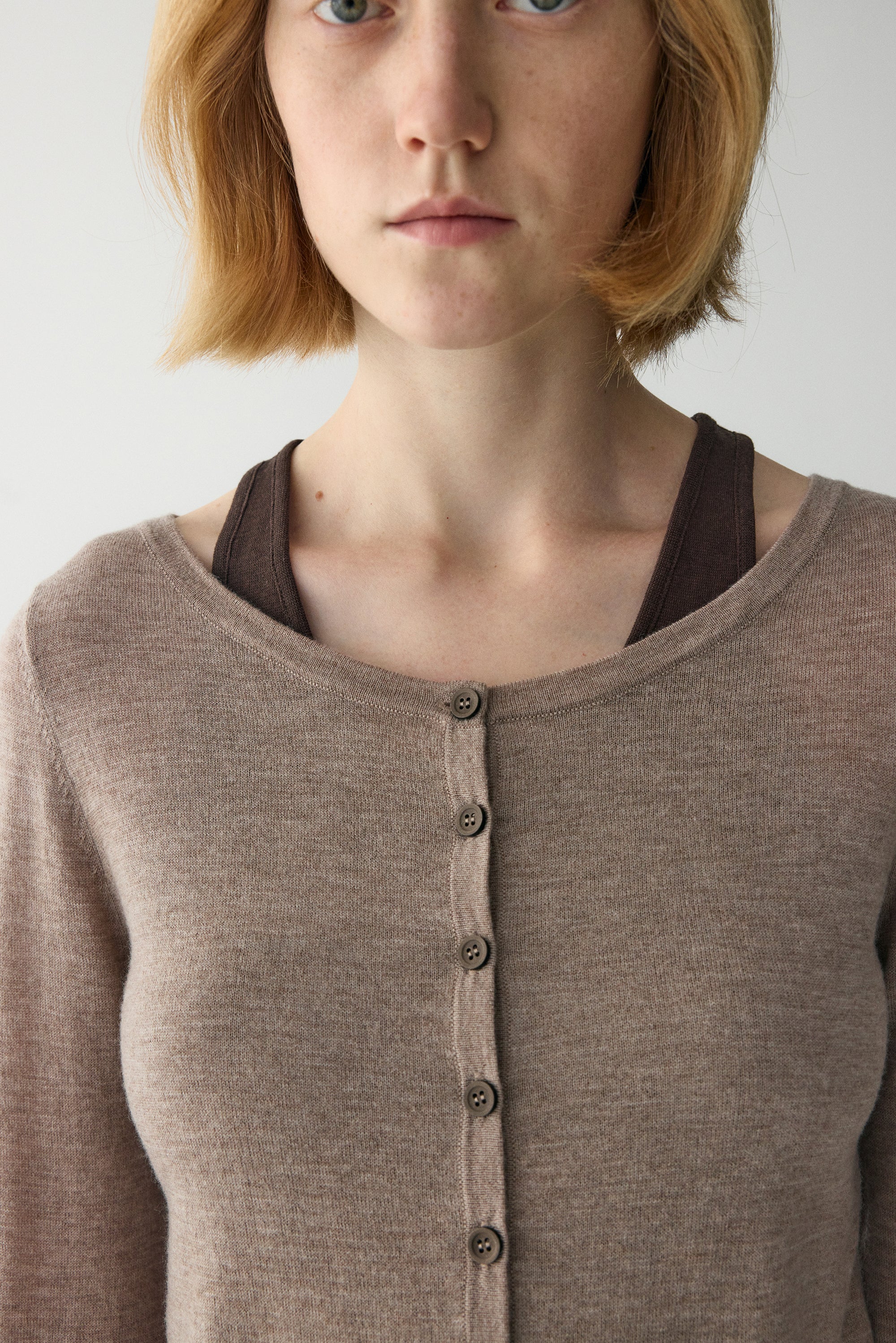 Fitted Wool Cardigan - Image 11