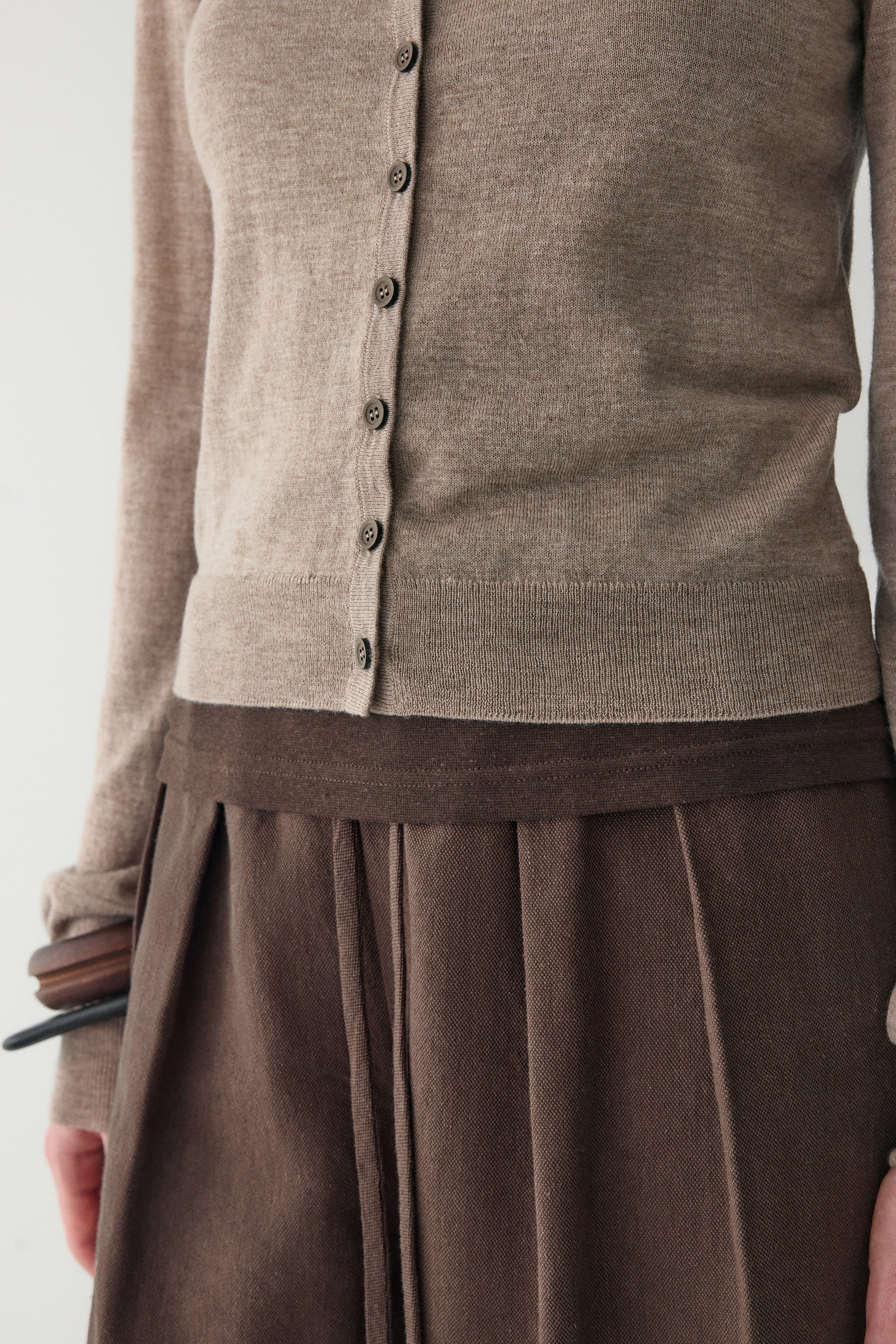 Fitted Wool Cardigan - Image 13