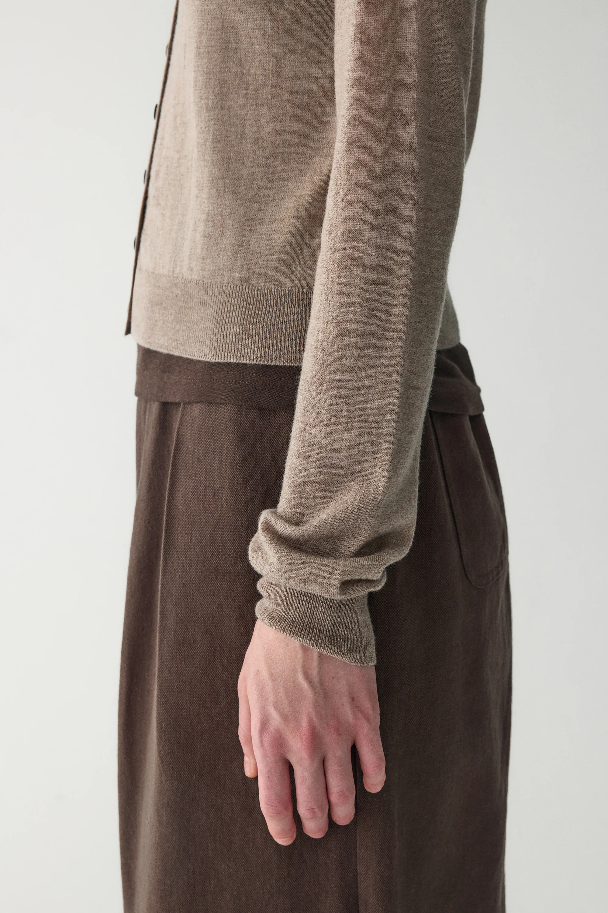 Fitted Wool Cardigan - Image 14