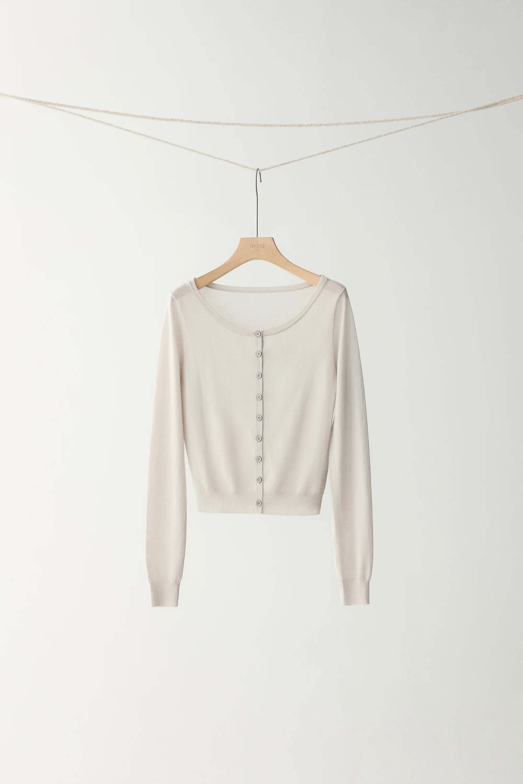 Fitted Wool Cardigan - Image 2