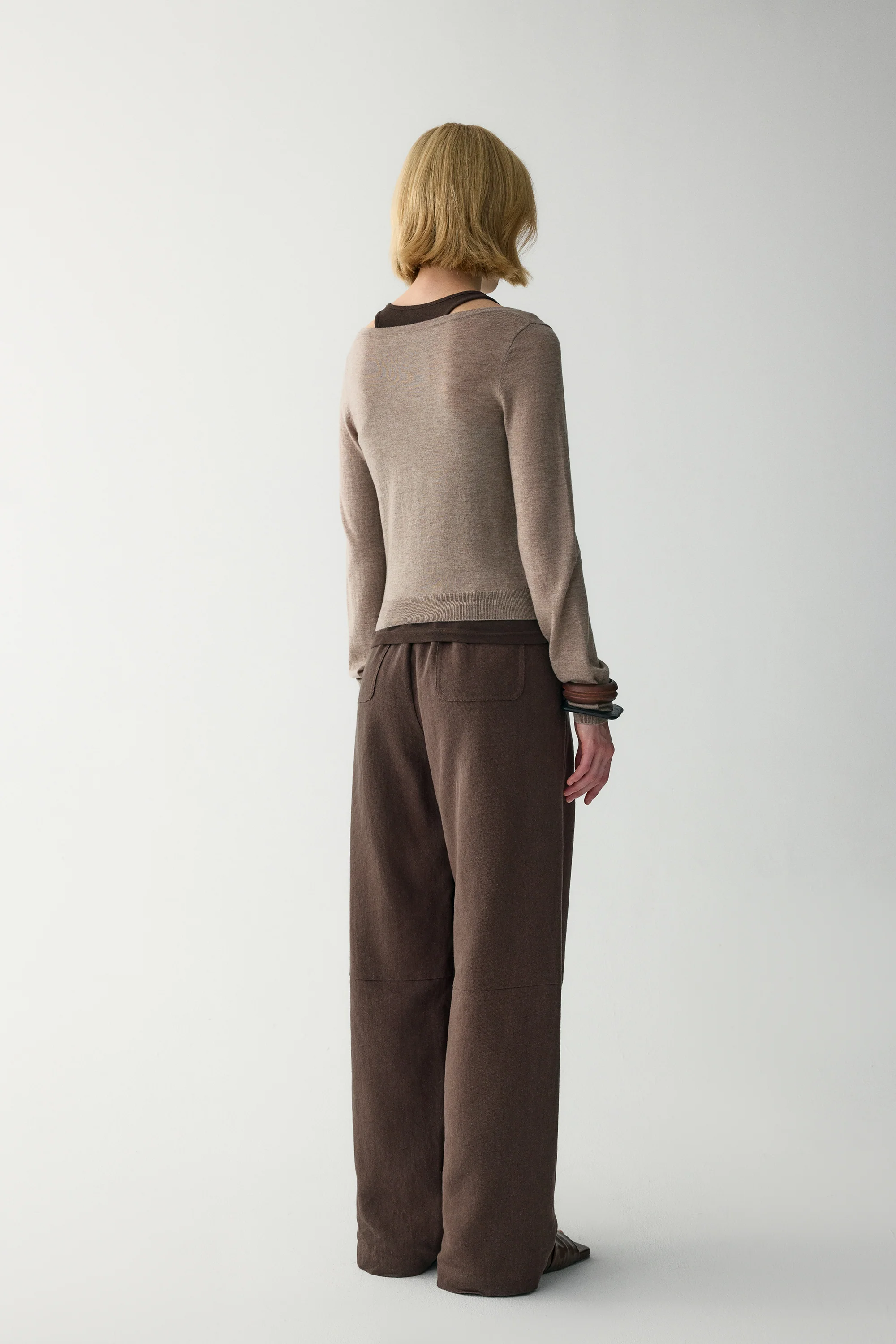 Fitted Wool Cardigan - Image 6