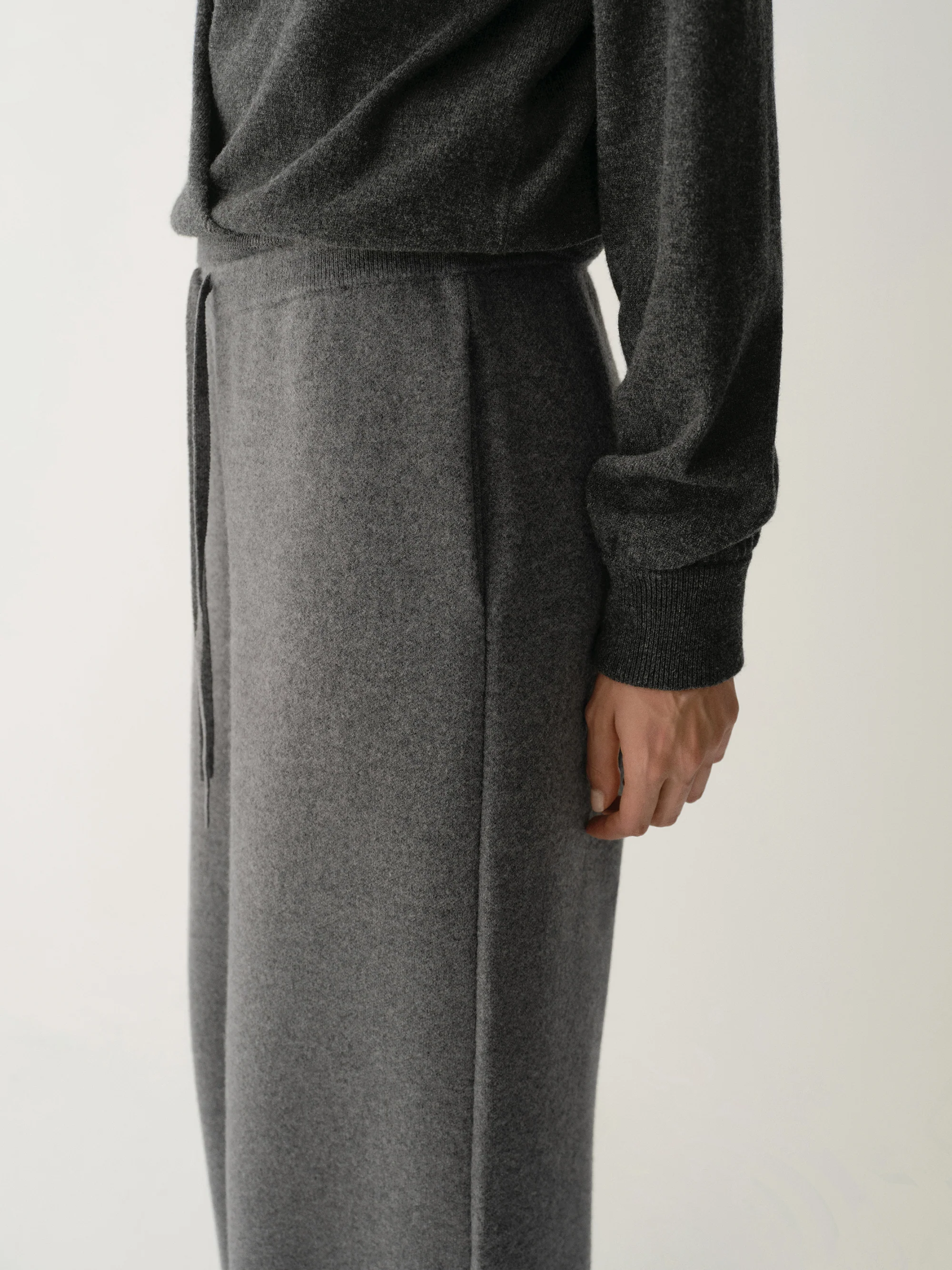 Merino Wool Drawsting Pants - Image 9