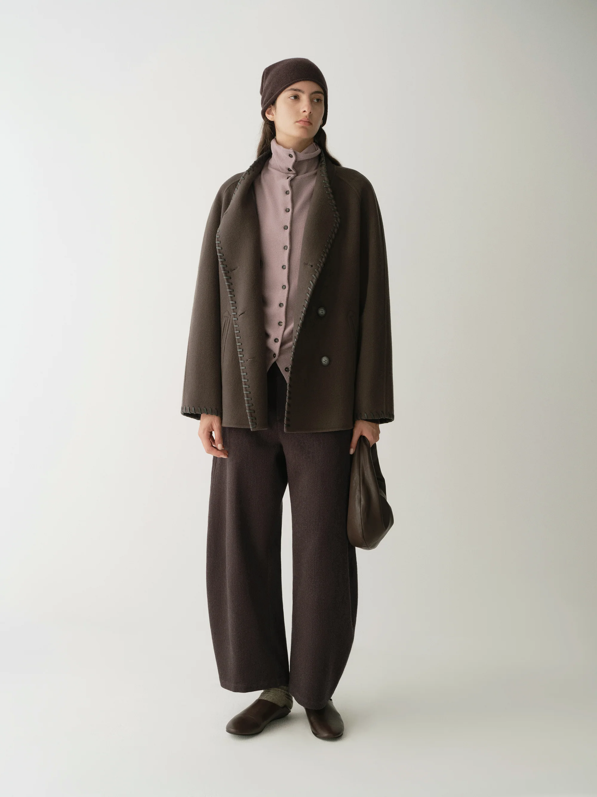 Short Wool Coat - Image 16