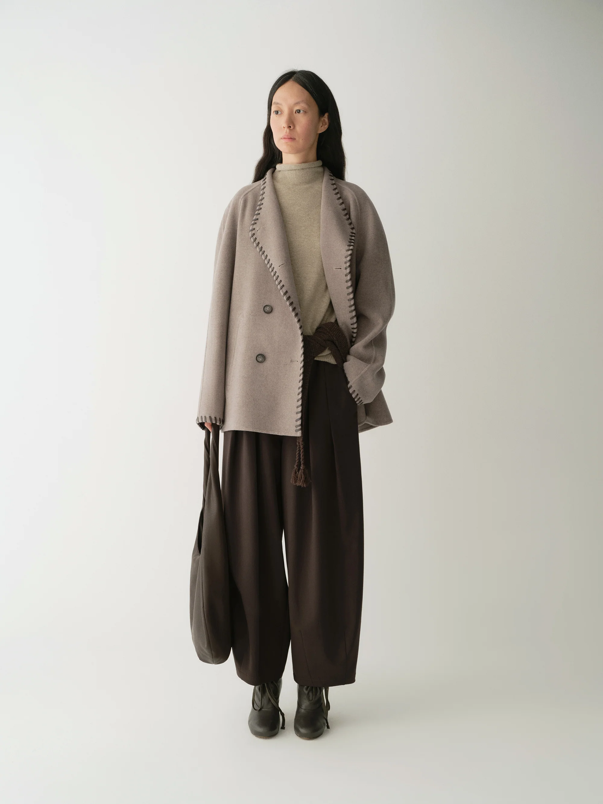 Short Wool Coat - Image 20