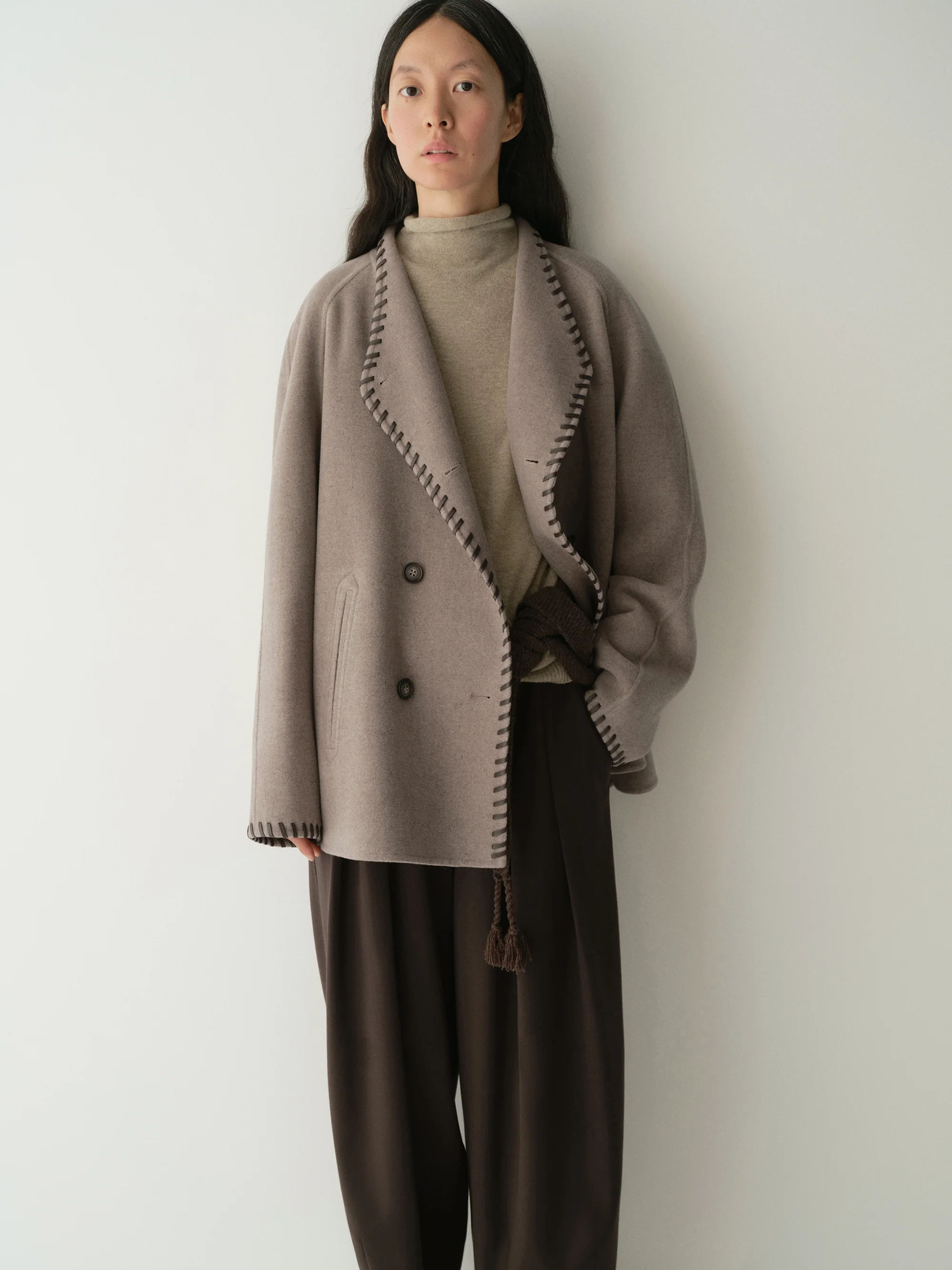 Short Wool Coat - Image 22