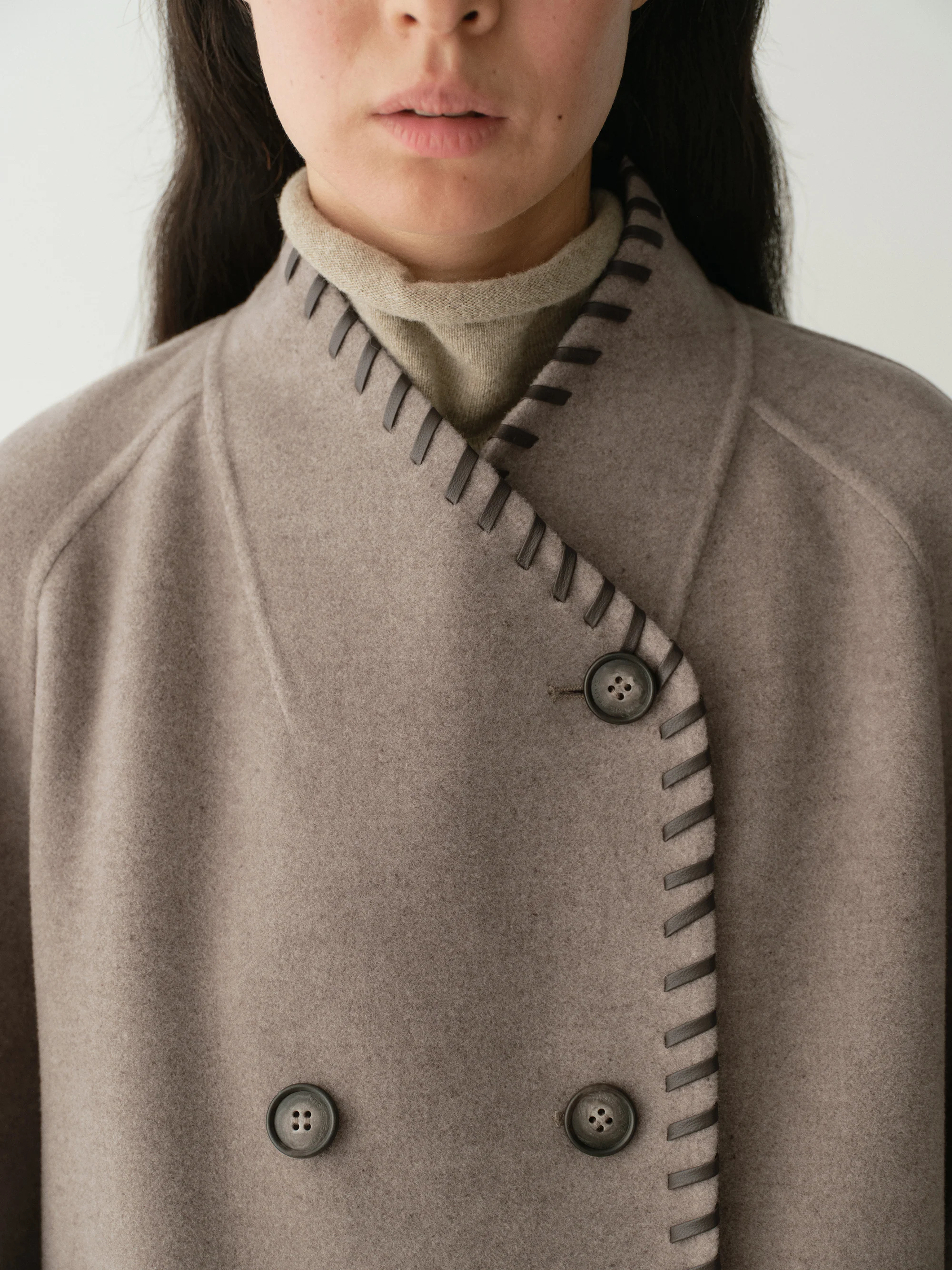 Short Wool Coat - Image 23
