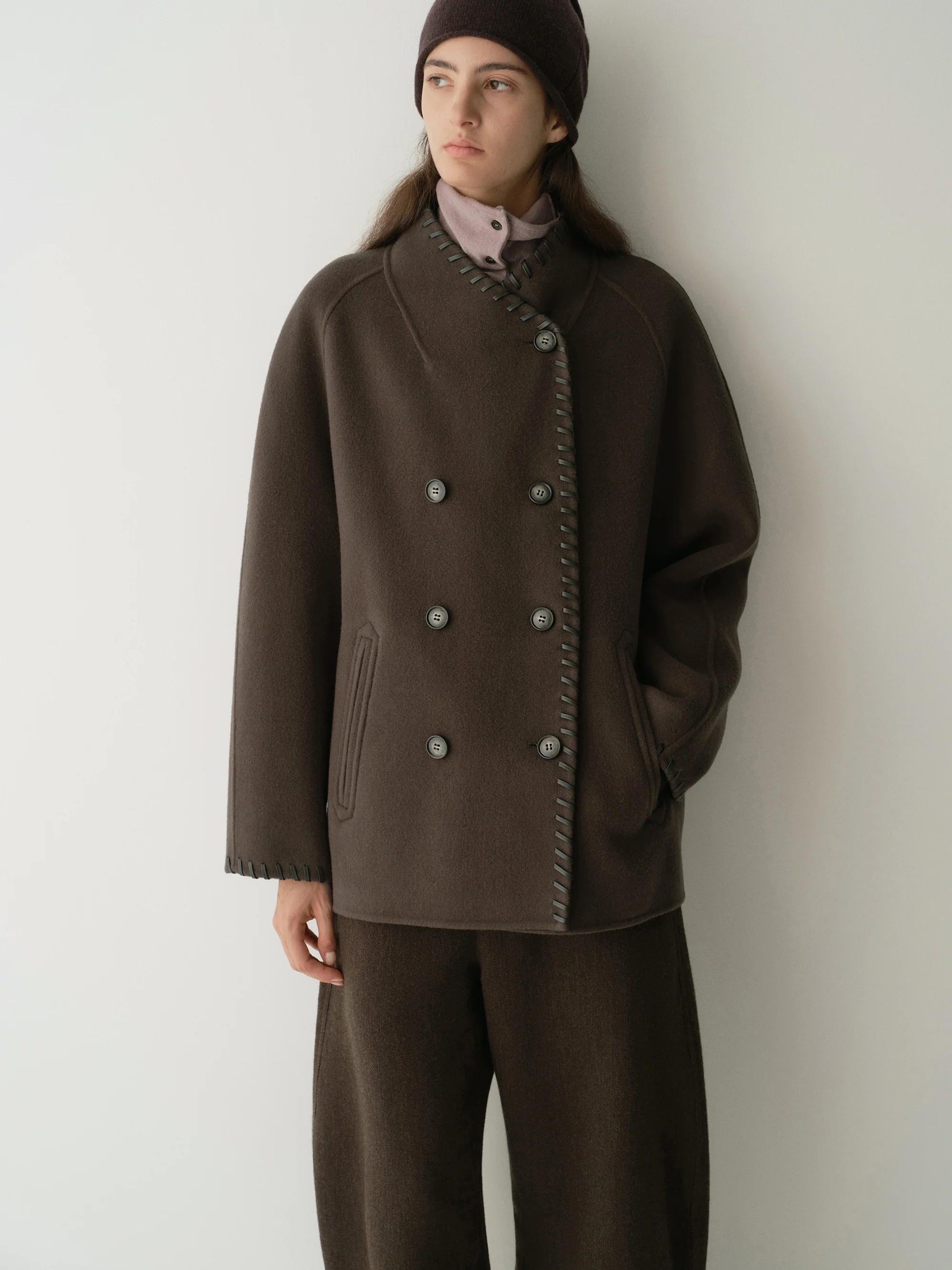 Short Wool Coat - Image 3