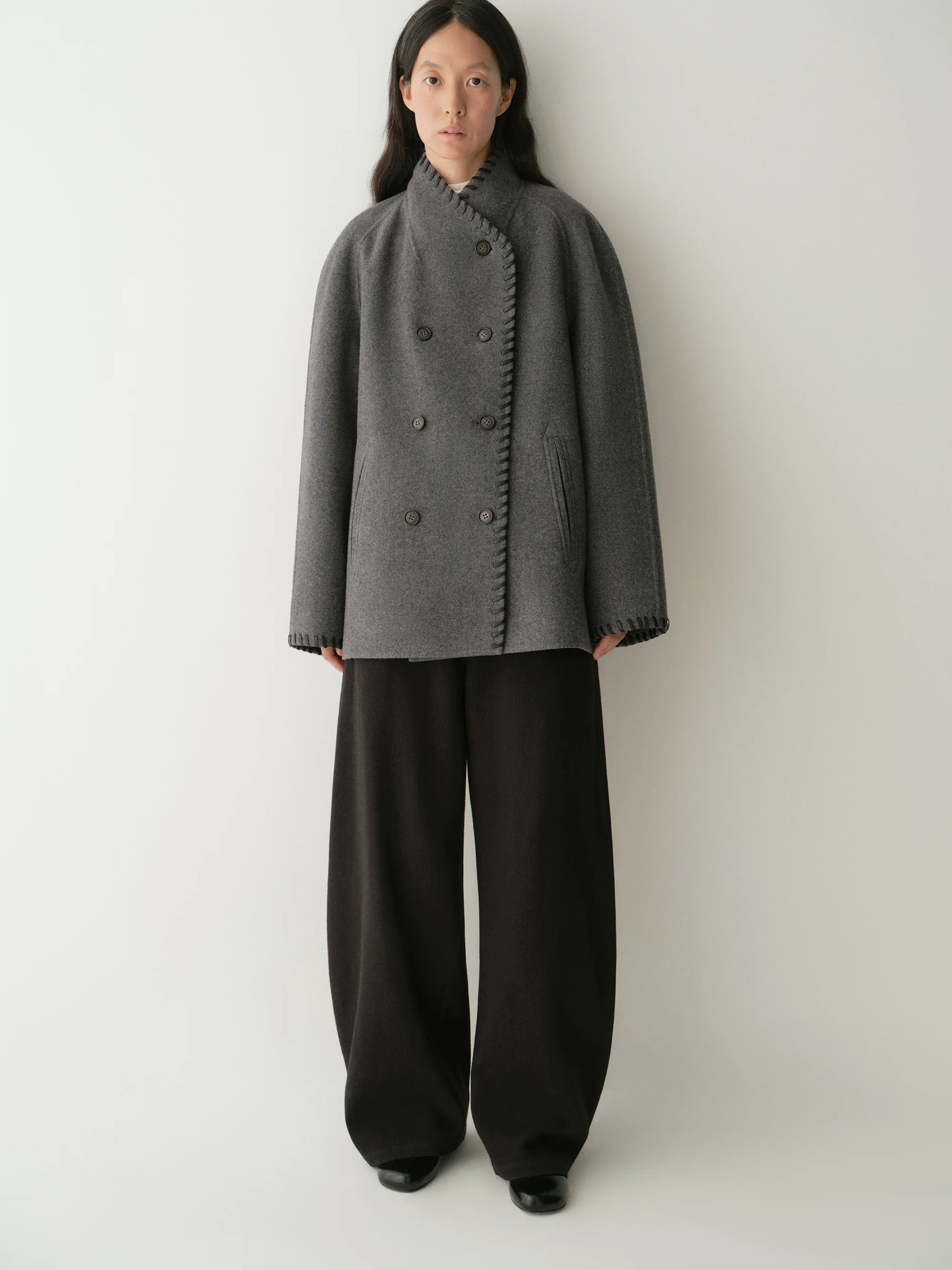 Short Wool Coat - Image 7