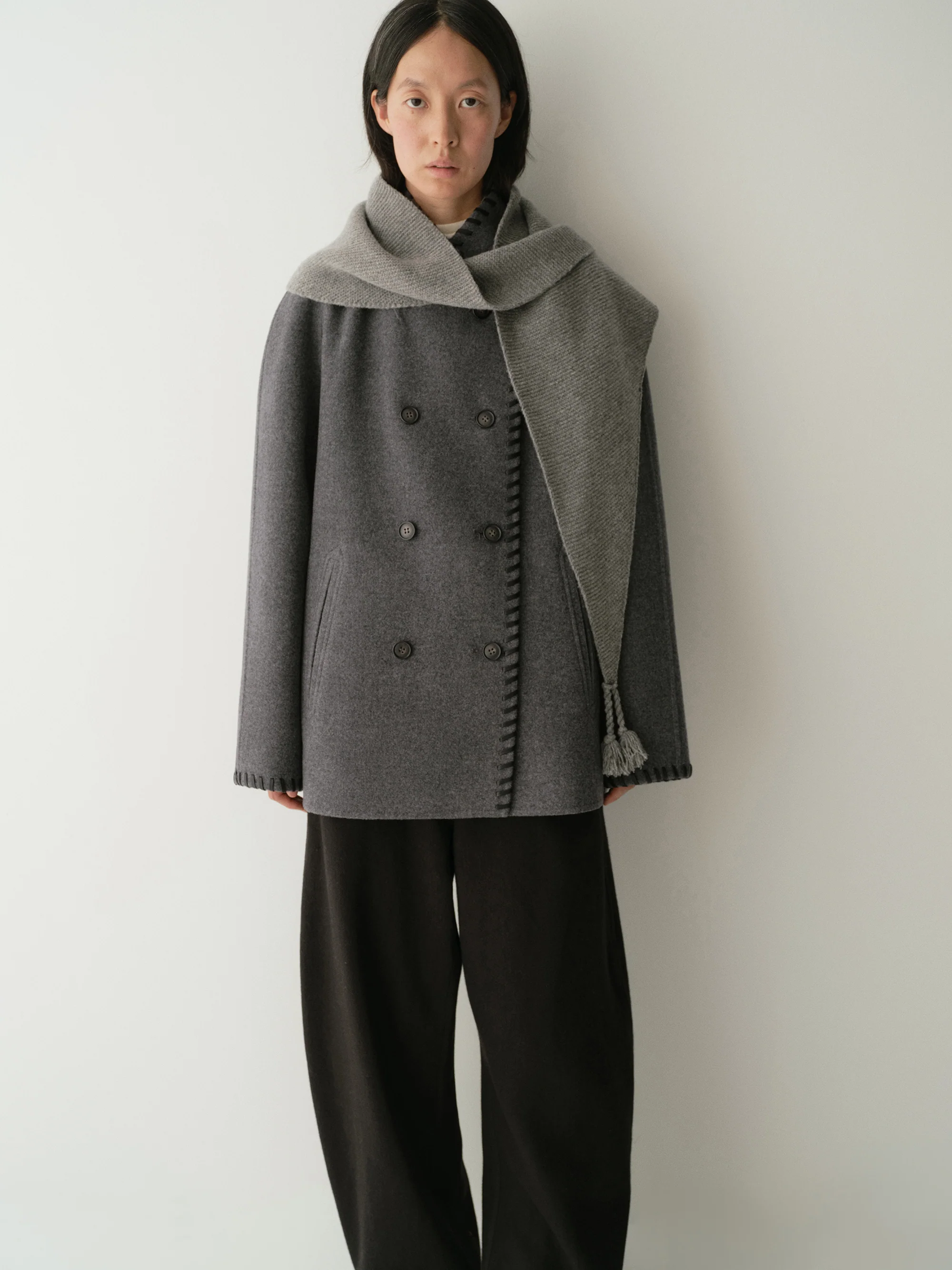 Short Wool Coat - Image 8