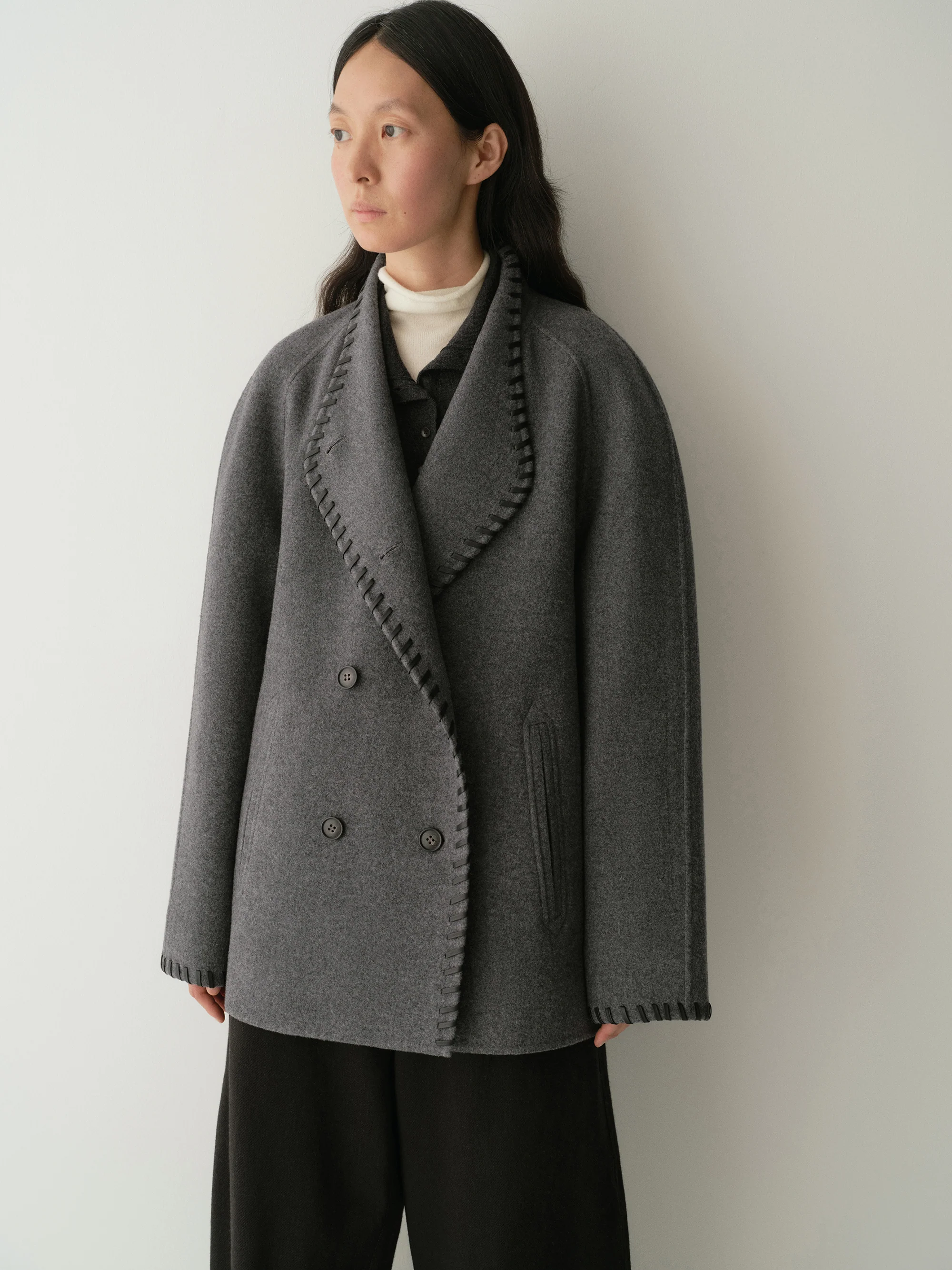 Short Wool Coat - Image 9