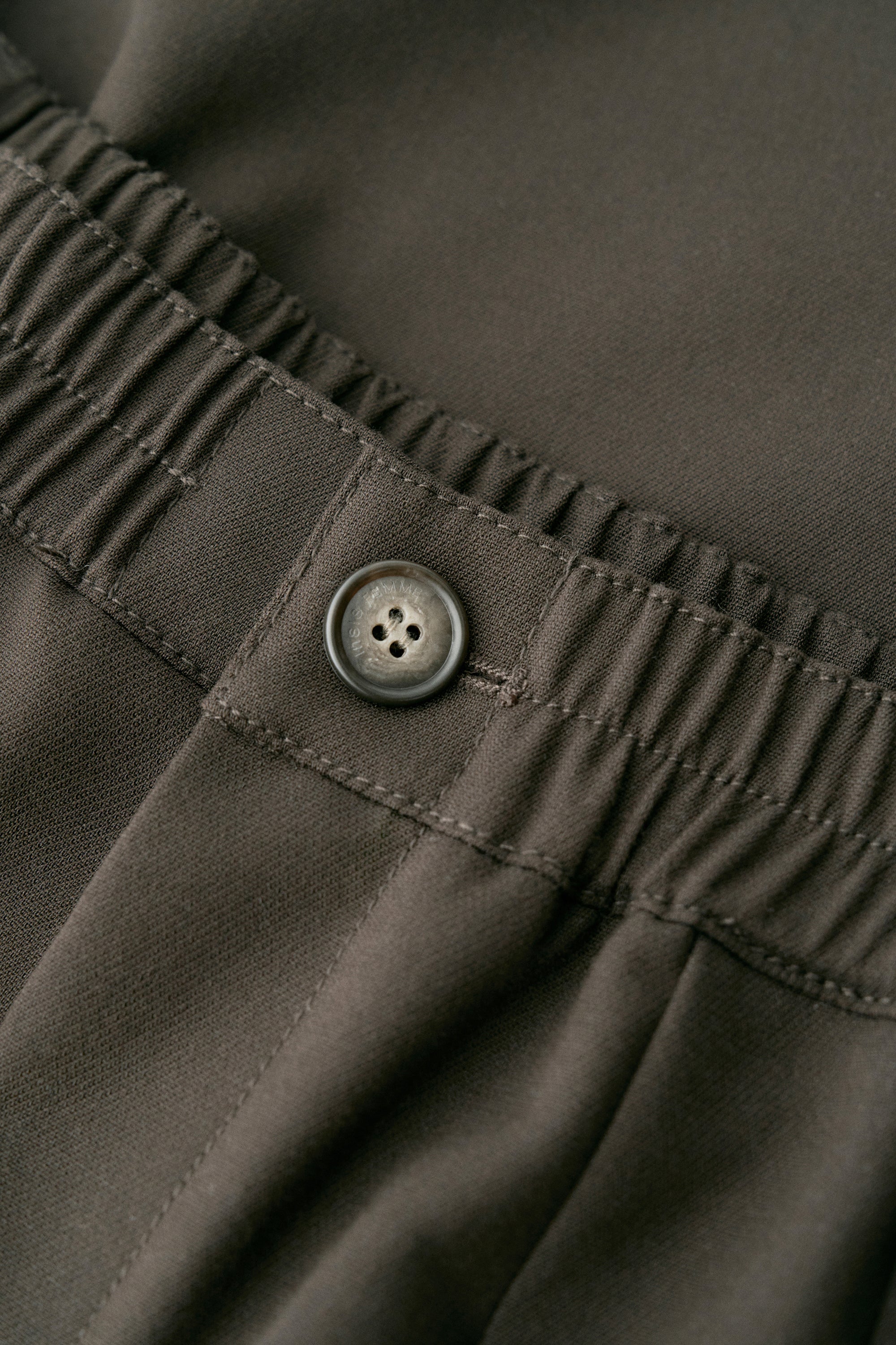 Elastic Cropped Lantern Pants - Image 14