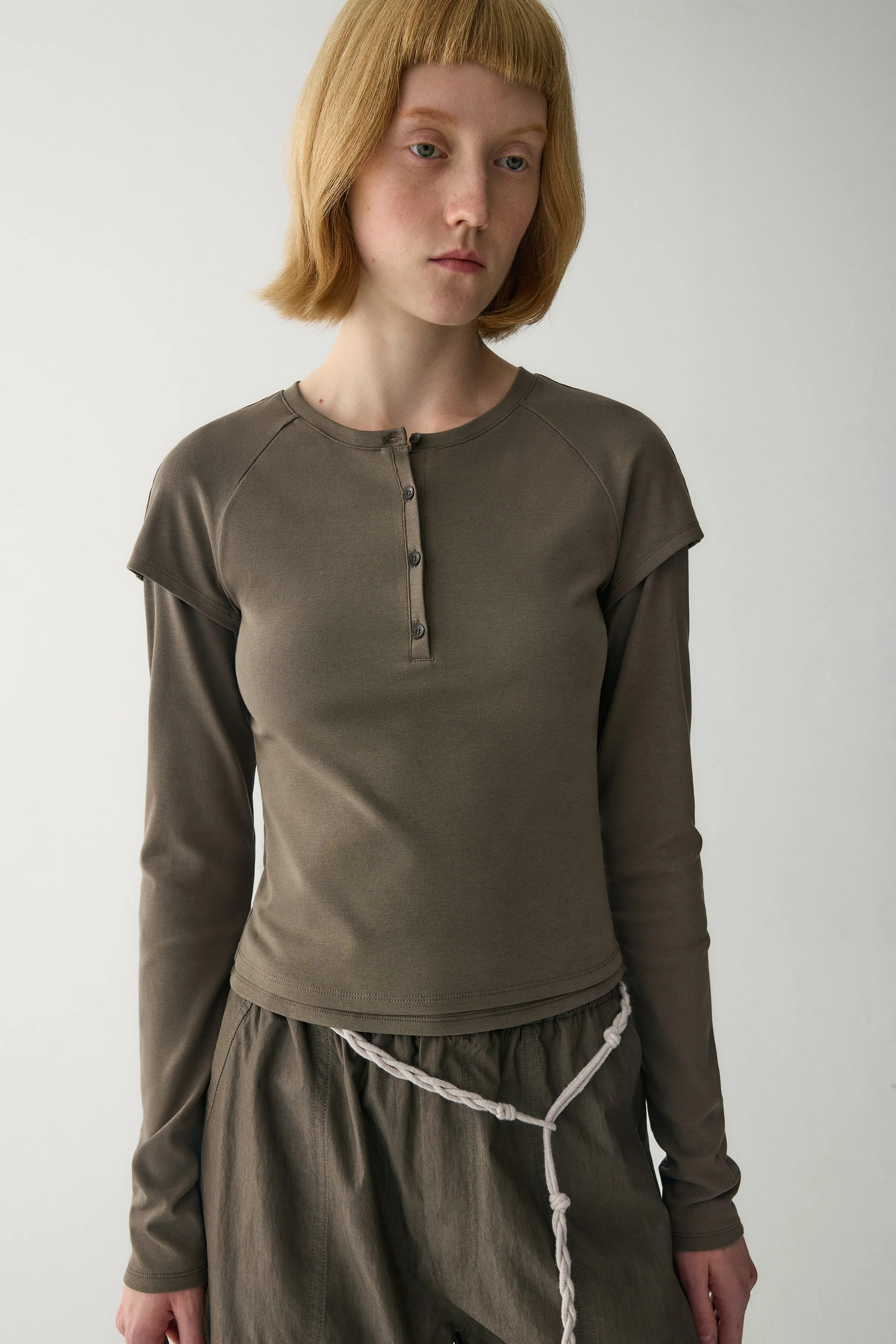 Henley Ribbed T-Shirt - Image 12