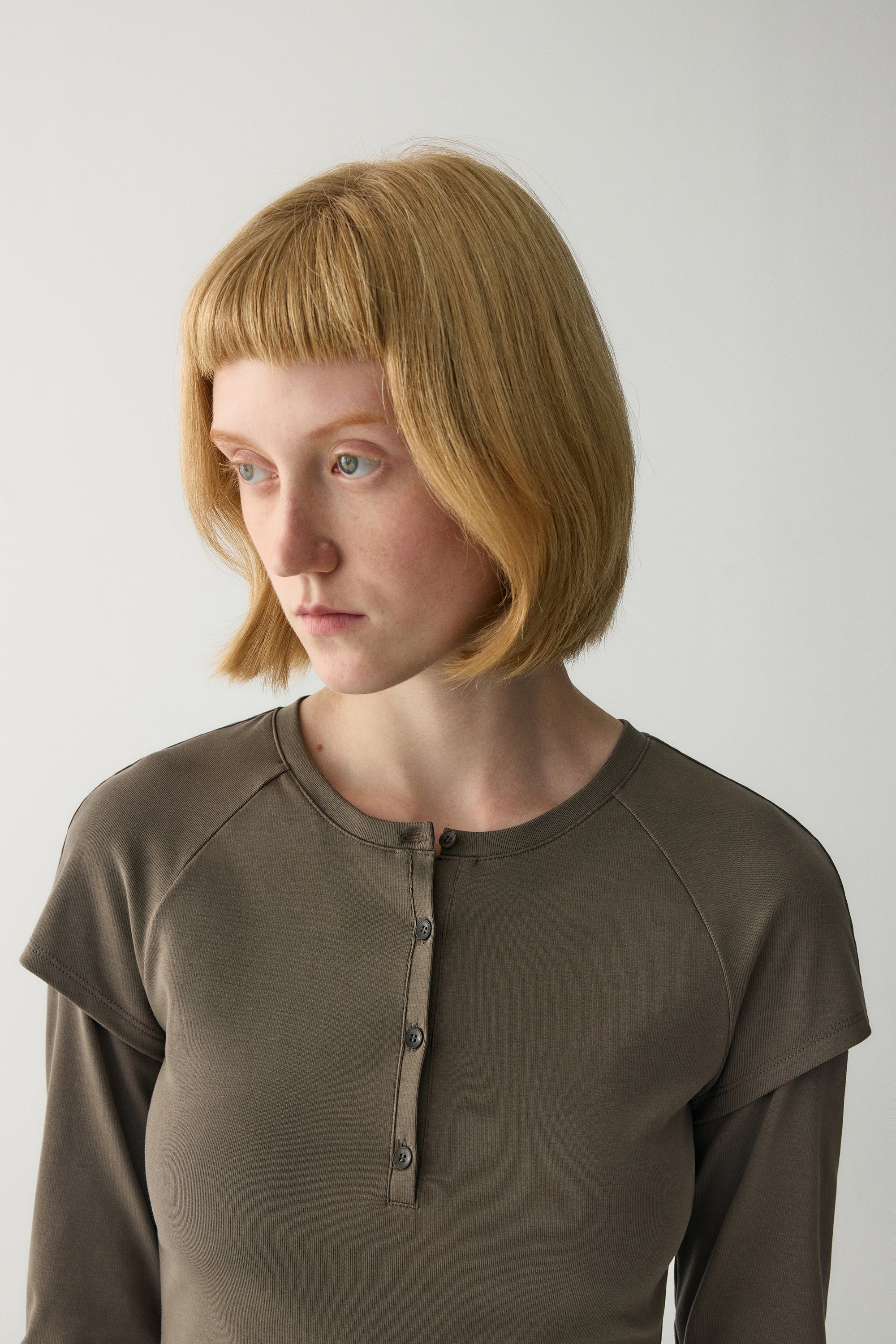 Henley Ribbed T-Shirt - Image 14