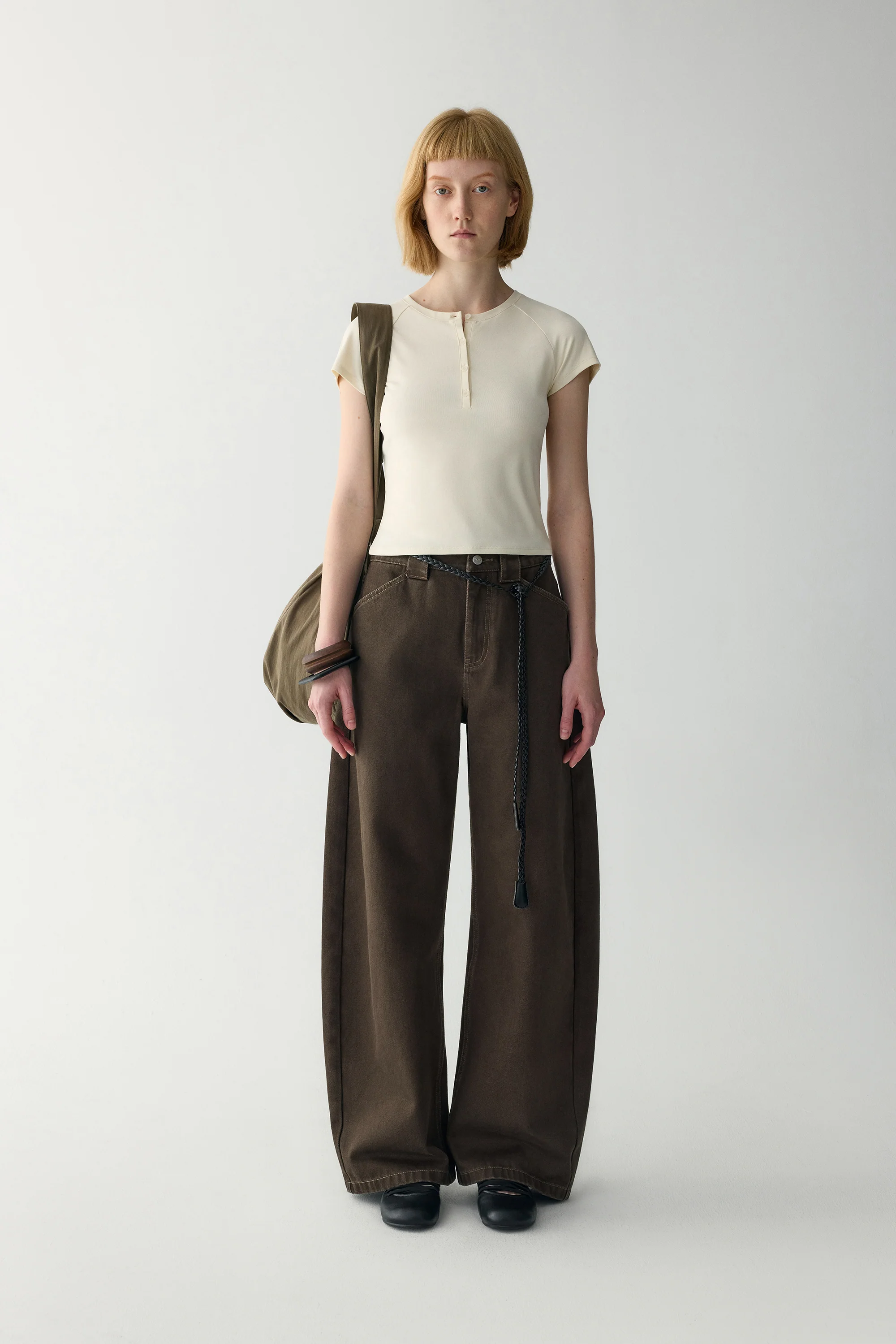 Henley Ribbed T-Shirt - Image 15