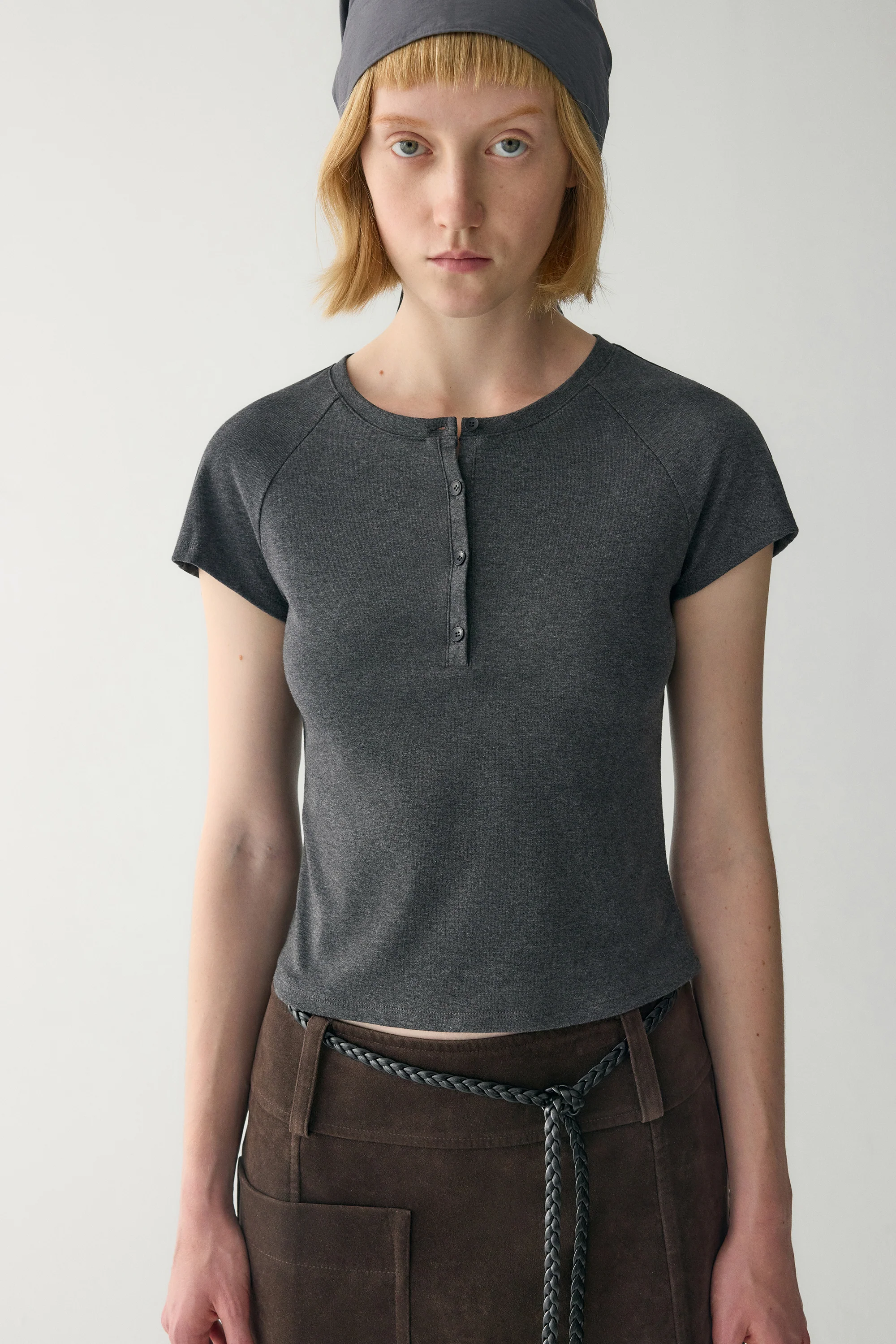 Henley Ribbed T-Shirt - Image 19