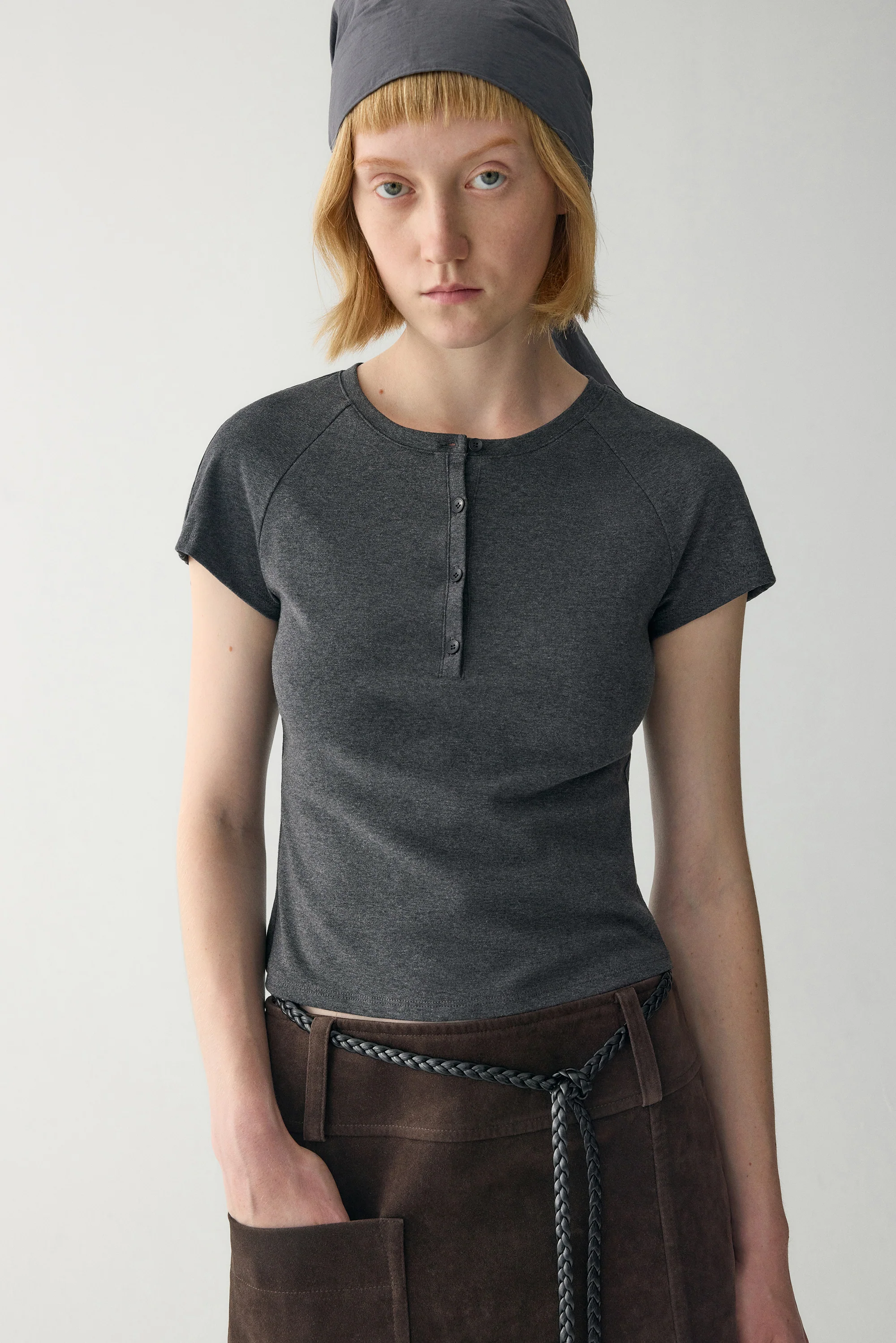 Henley Ribbed T-Shirt - Image 20