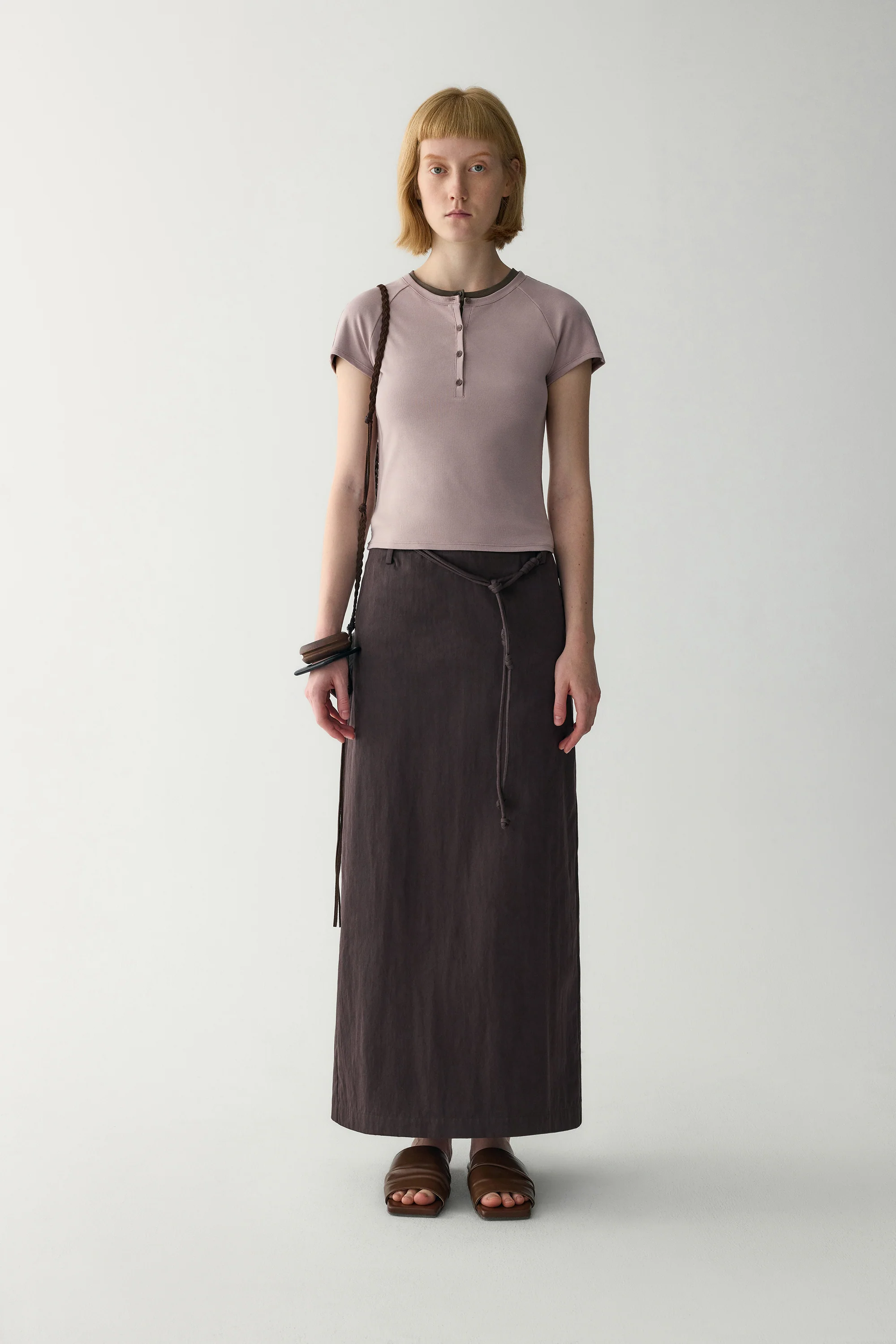 Henley Ribbed T-Shirt - Image 5