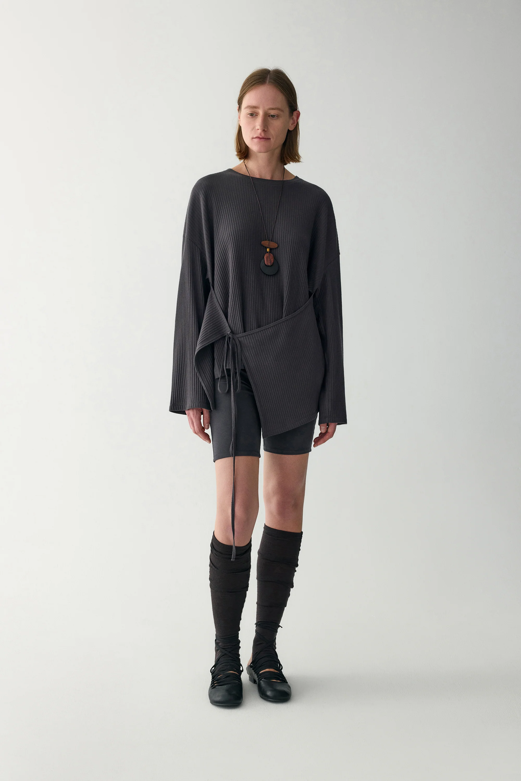 Organic Cotton Wrap Blouse - Image 20