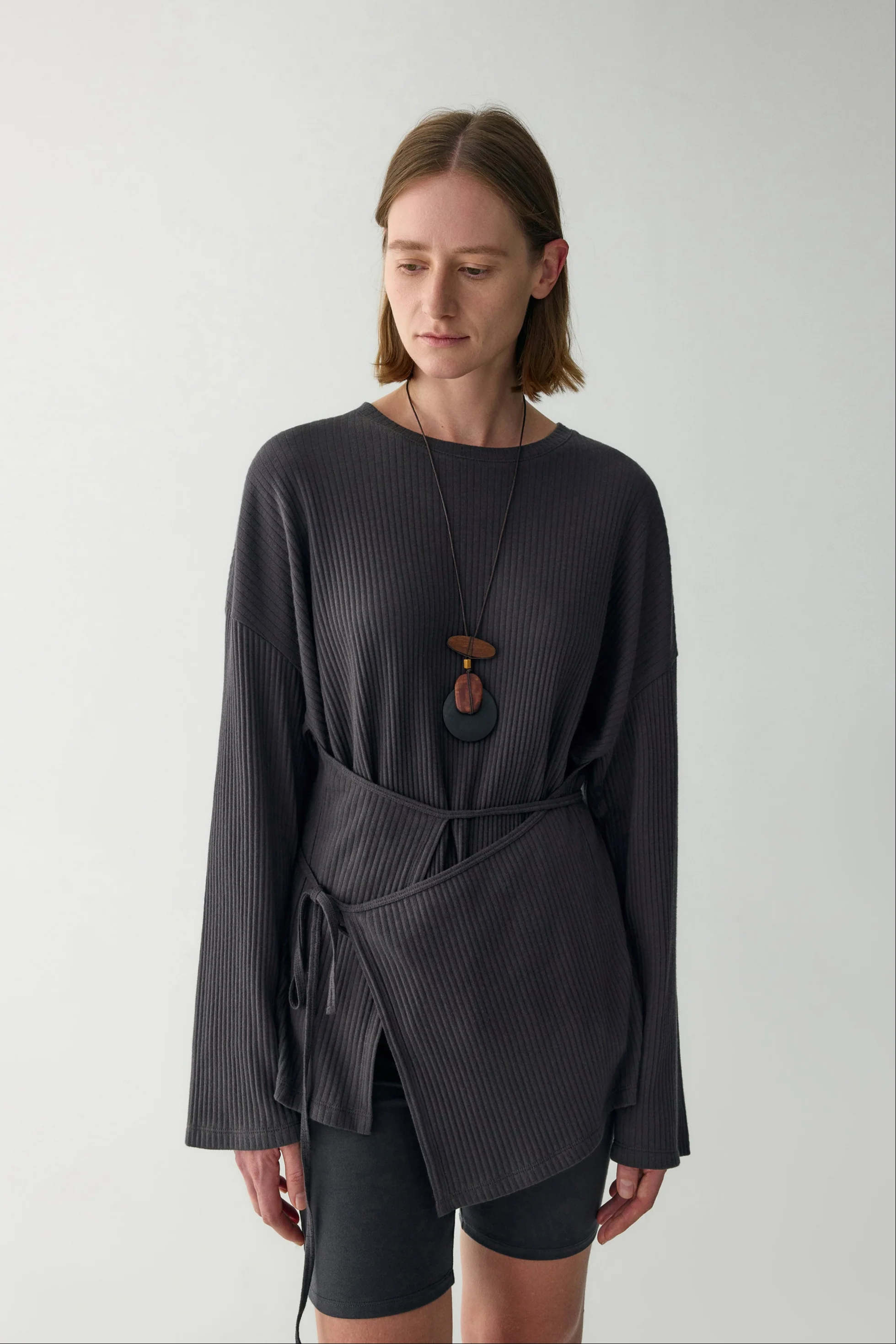 Organic Cotton Wrap Blouse - Image 21