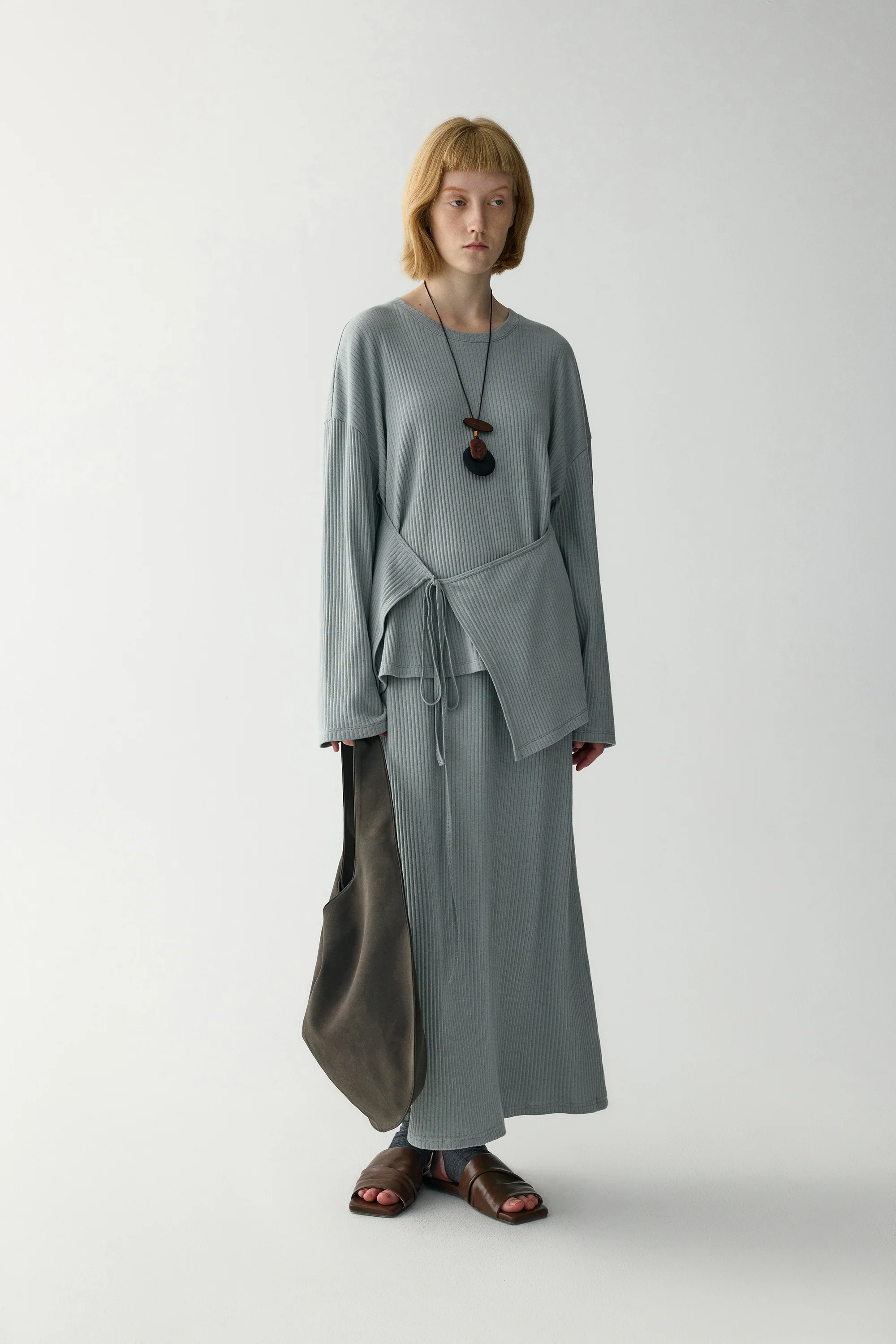 Organic Cotton Wrap Blouse - Image 3