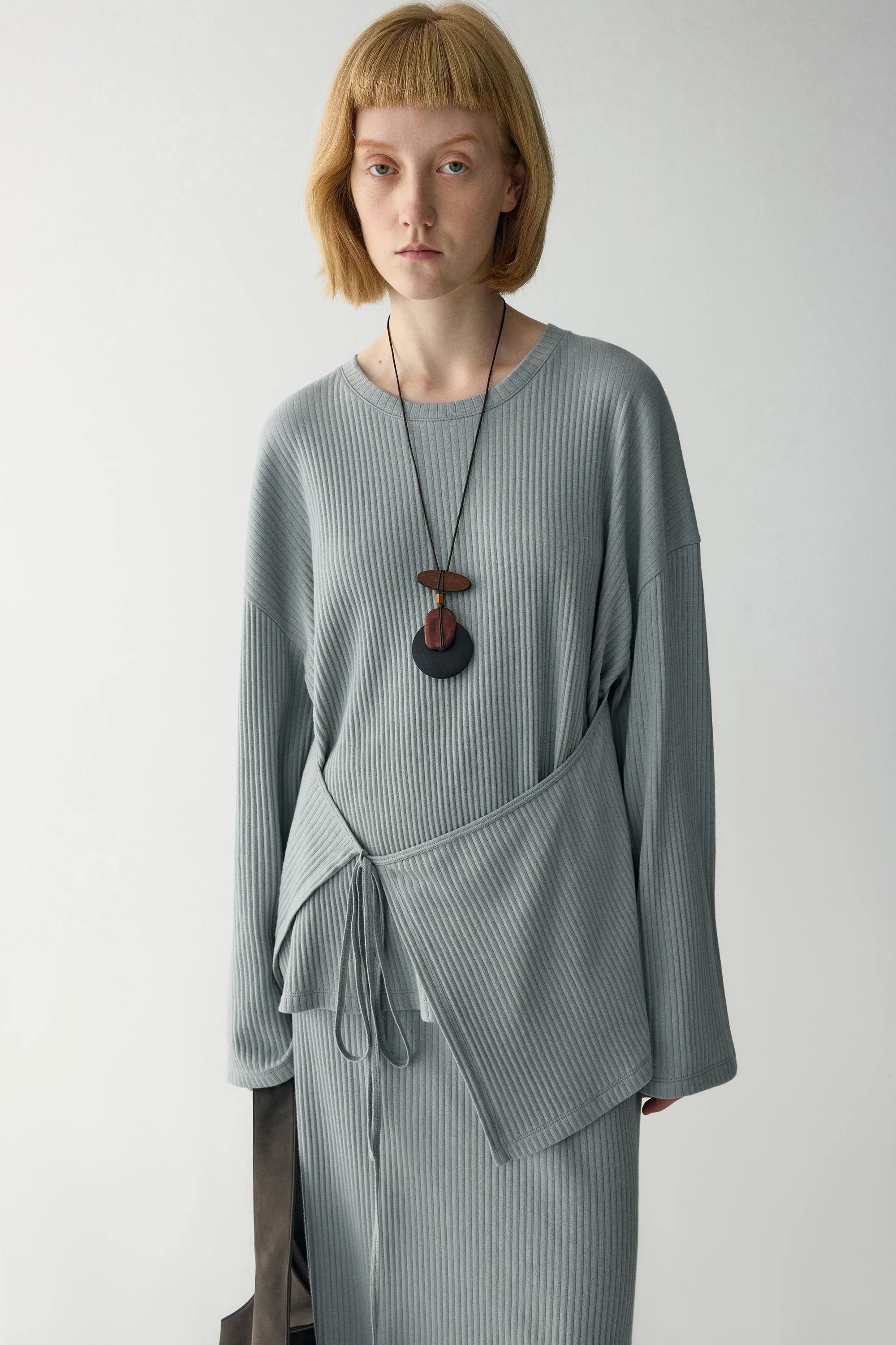 Organic Cotton Wrap Blouse - Image 7