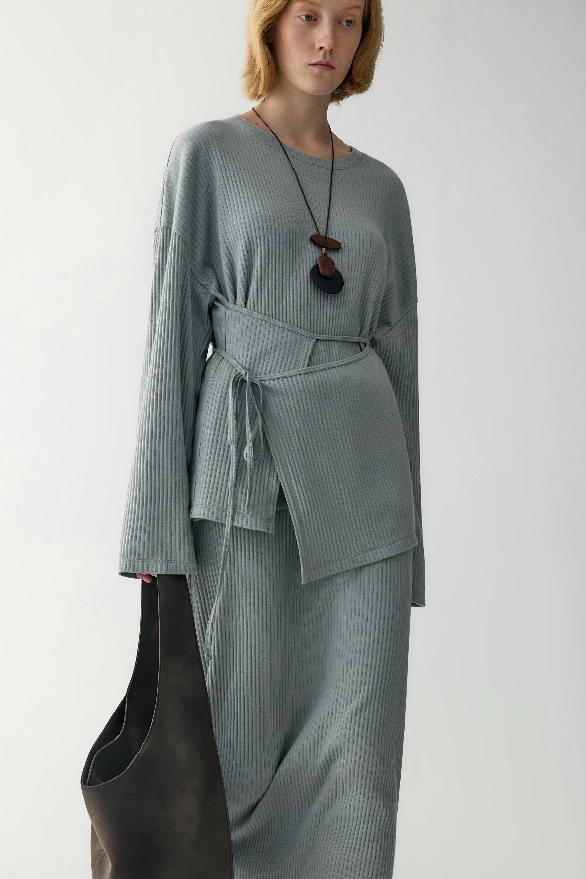 Organic Cotton Wrap Blouse - Image 8