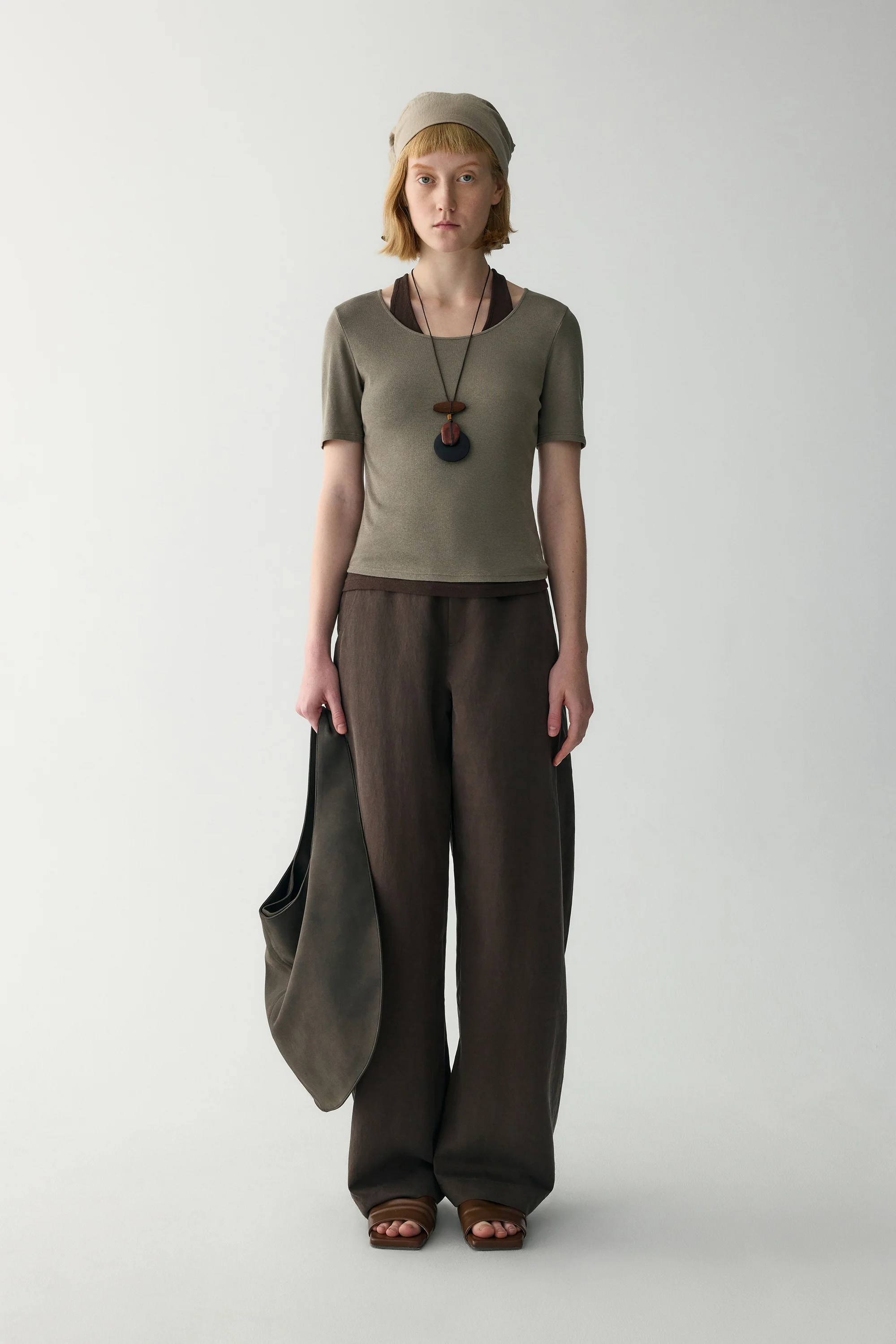 Square Neck Fitted T-shirt - Image 3