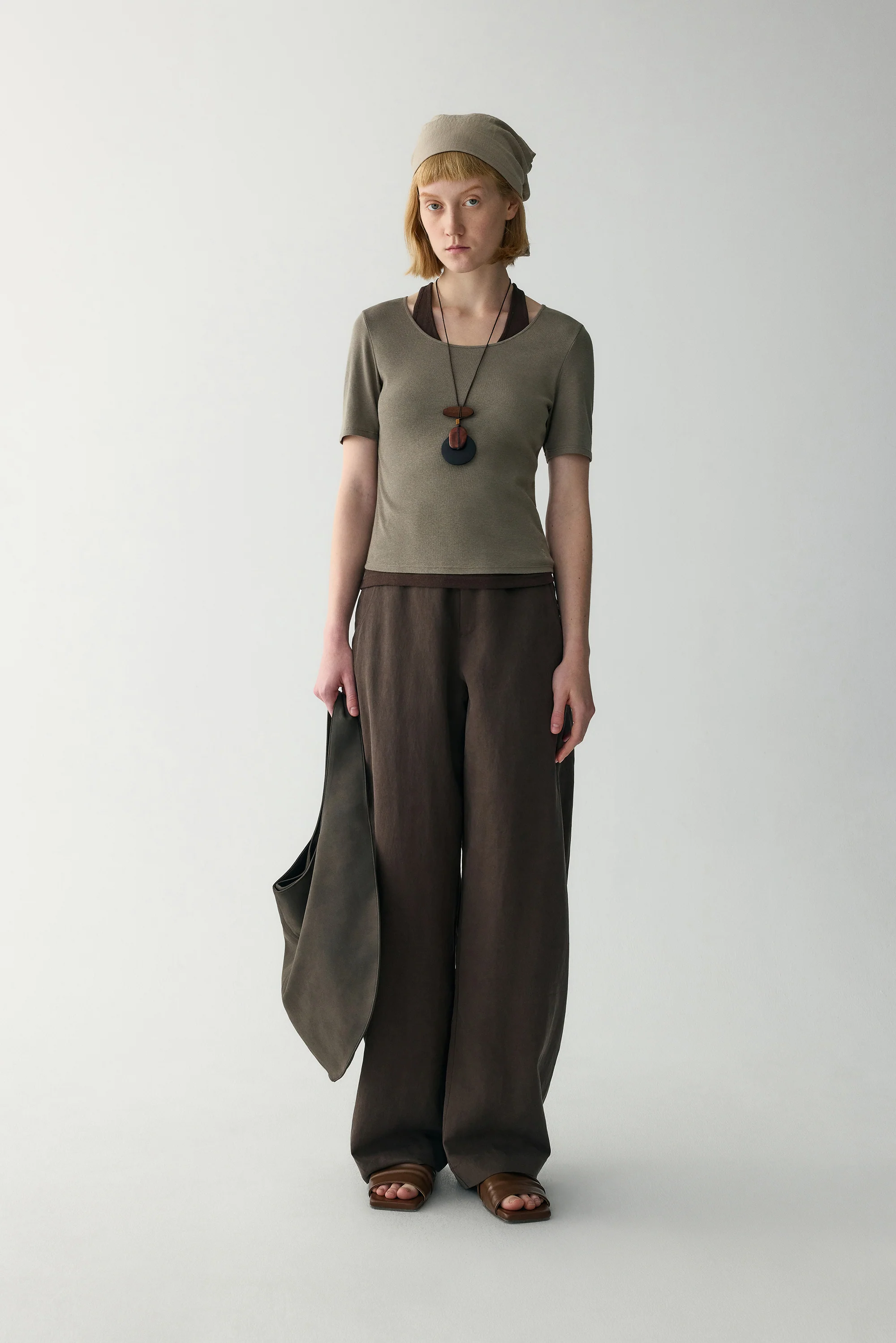 Square Neck Fitted T-shirt - Image 4