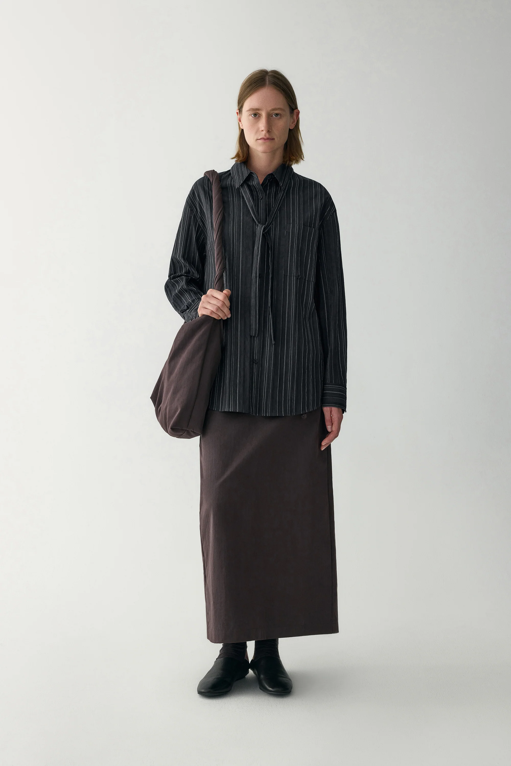 Striped Lyocell Blouse - Image 18