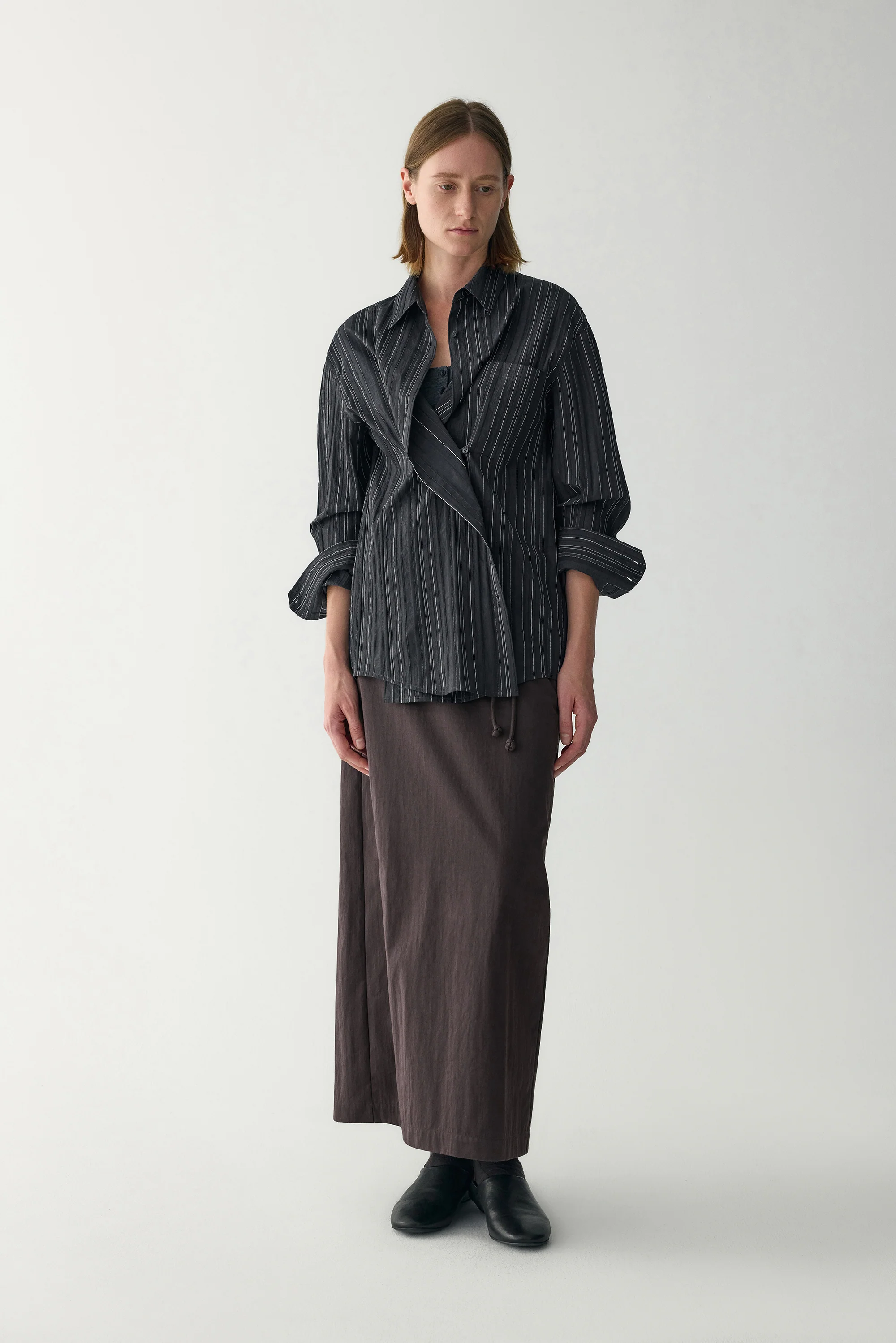 Striped Lyocell Blouse - Image 19