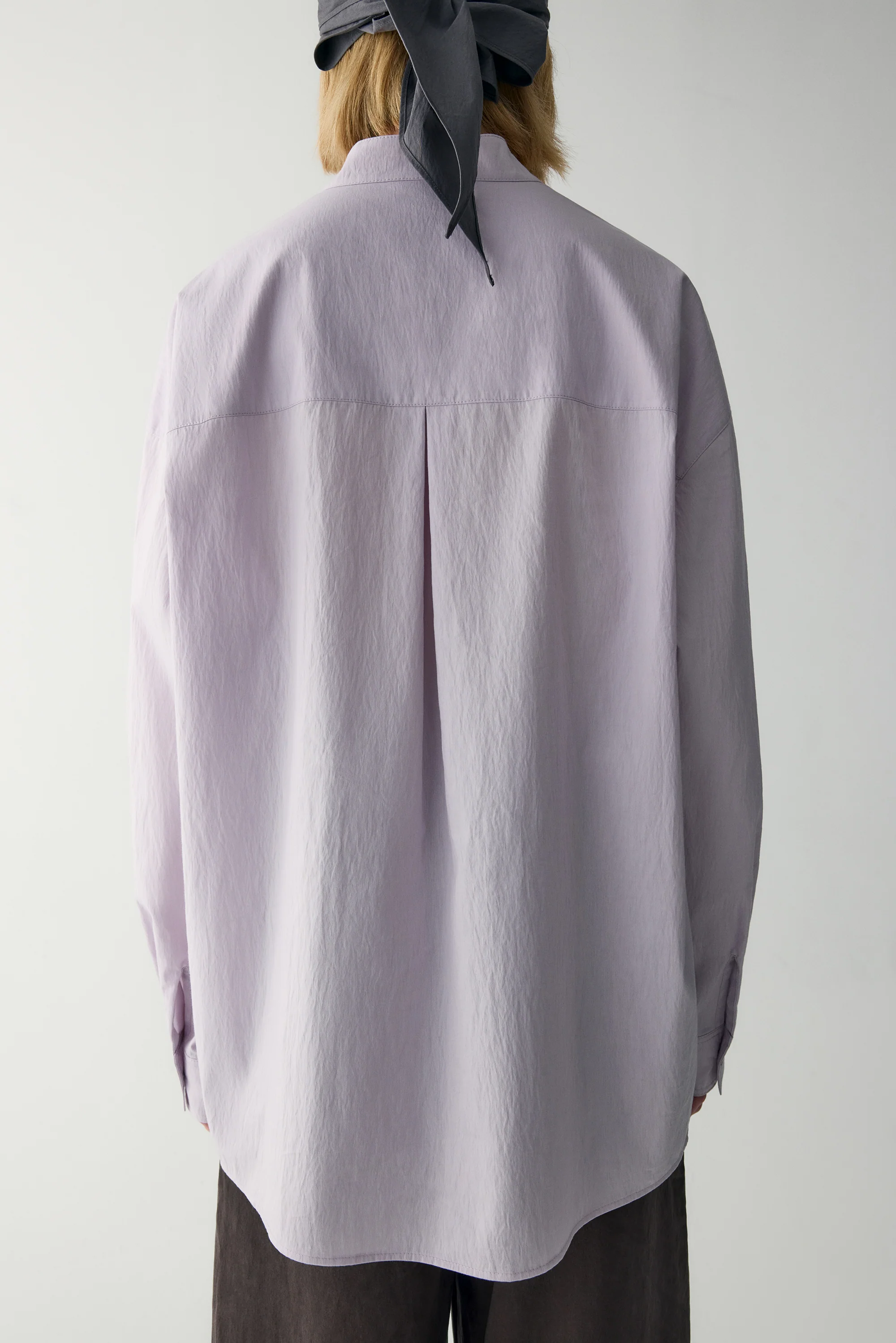 Pleated Plastron Blouse - Image 10