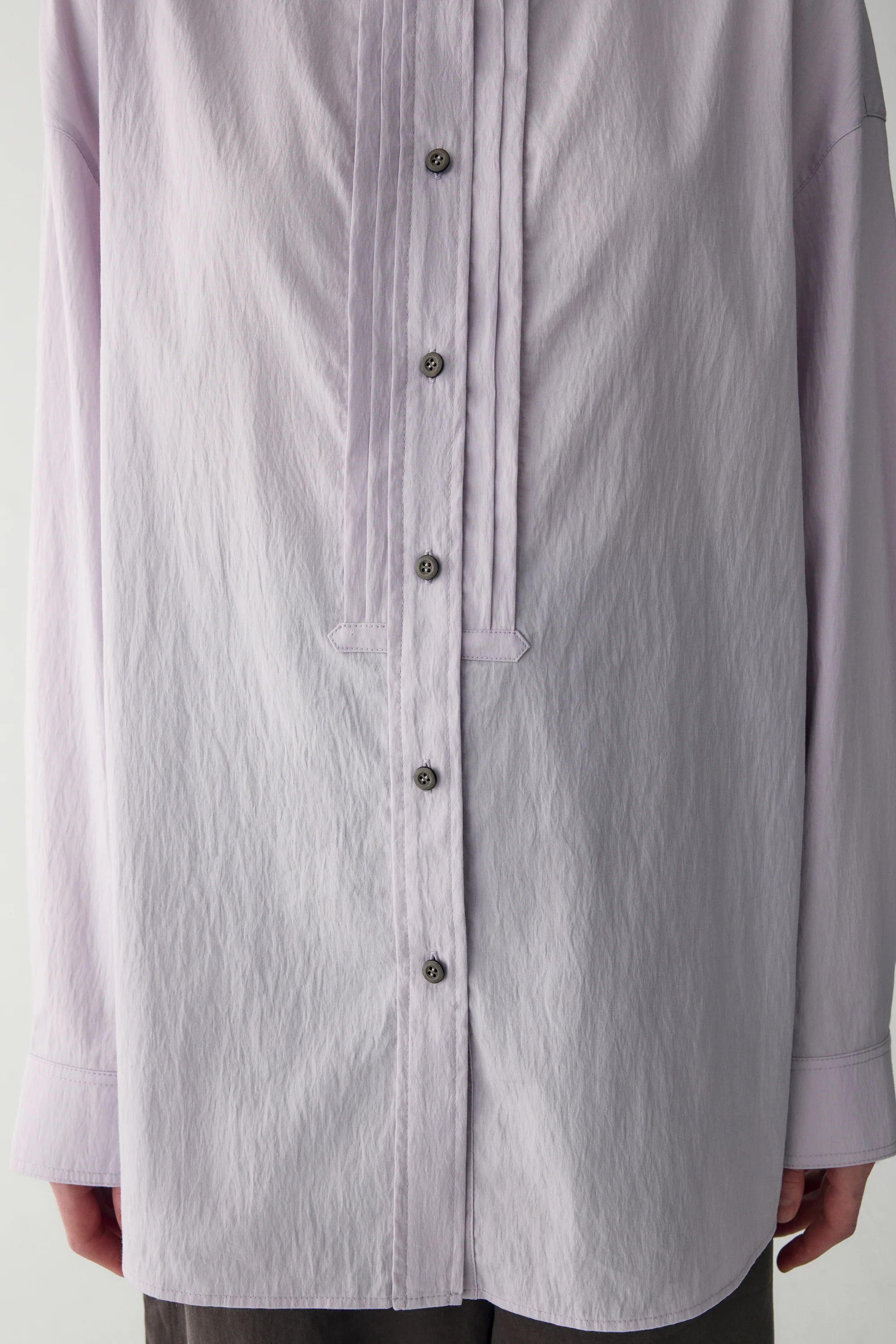 Pleated Plastron Blouse - Image 11