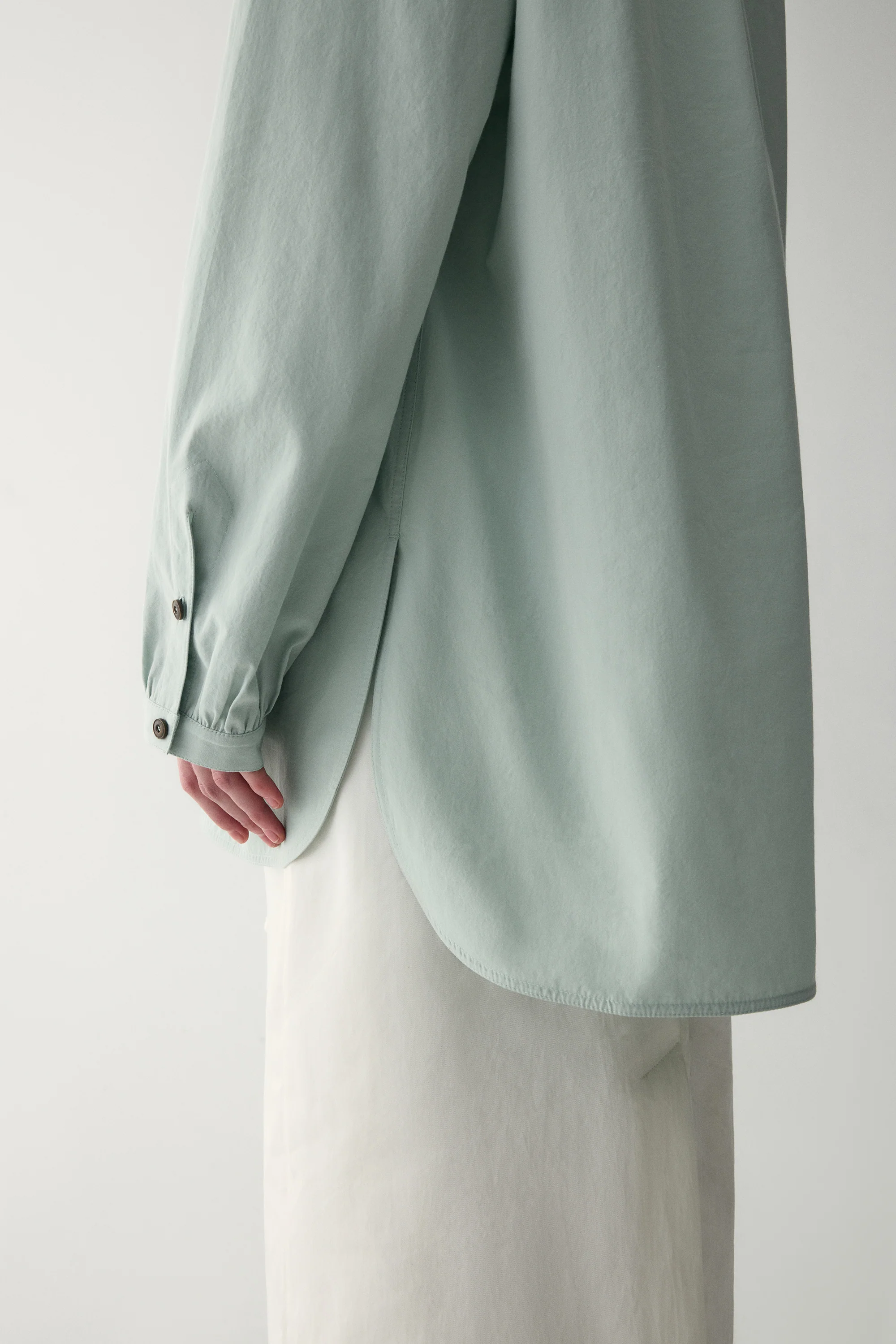 Silk-cotton Loose-fit Blouse - Image 11