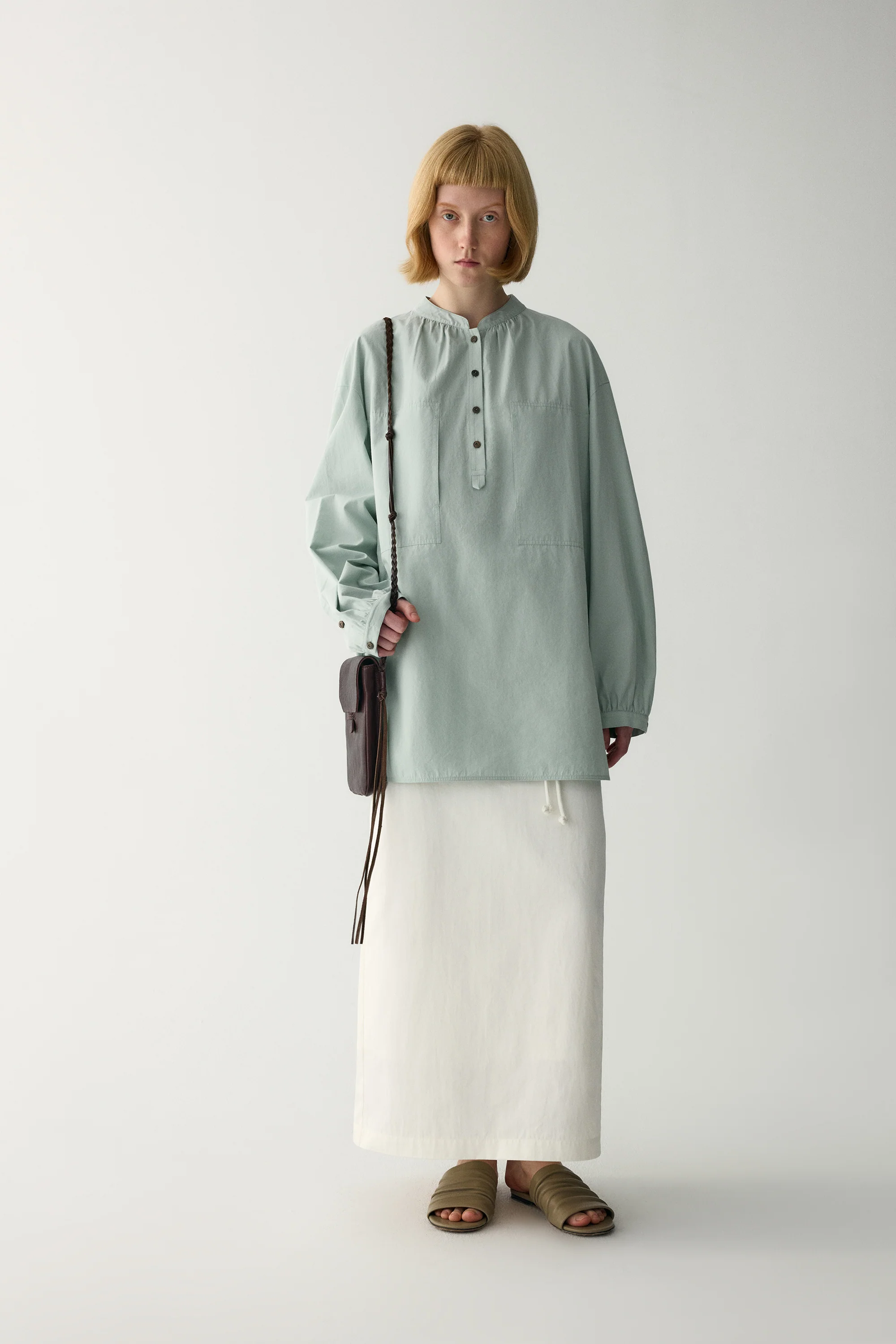 Silk-cotton Loose-fit Blouse - Image 4