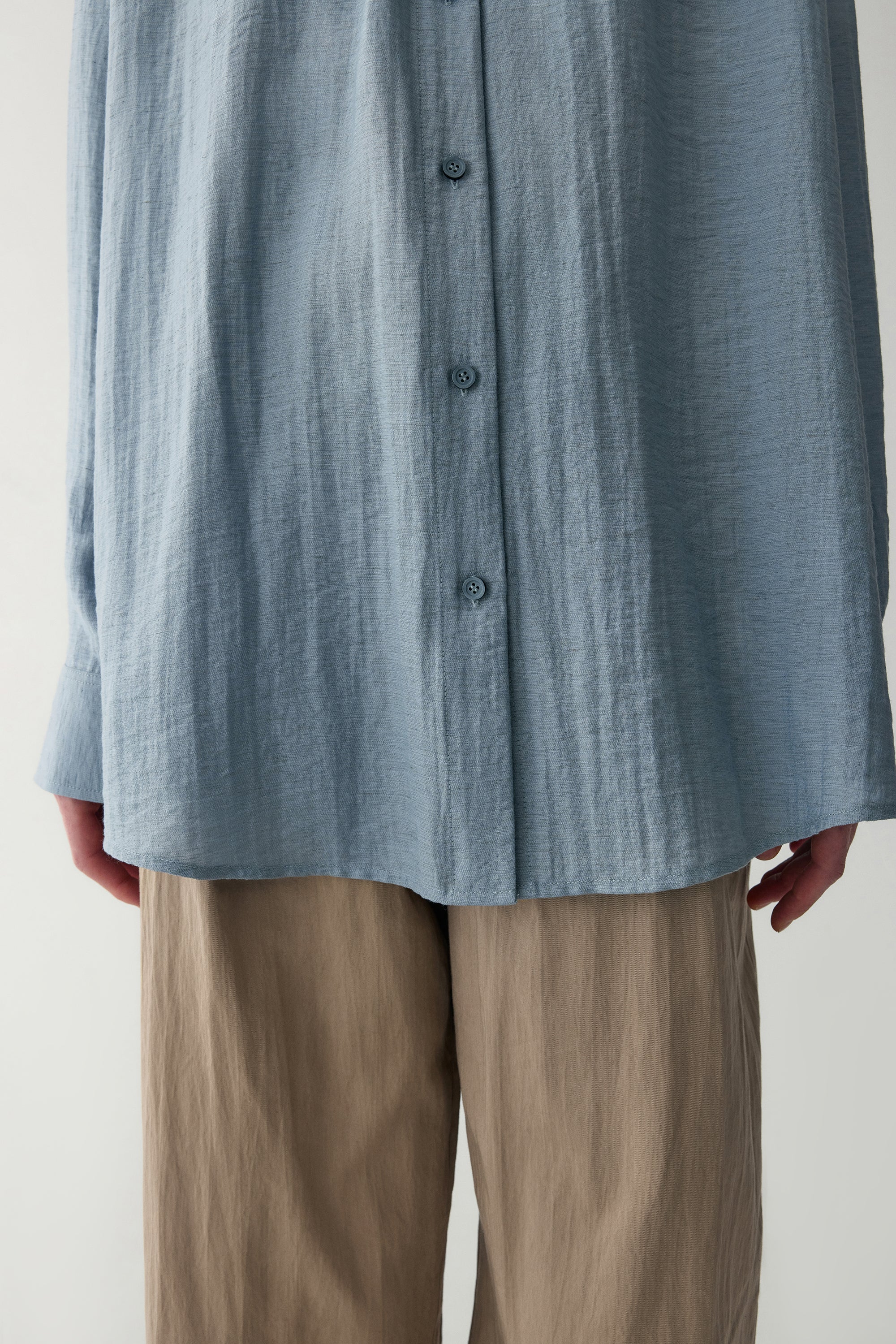 Linen Loose-fit Blouse - Image 10