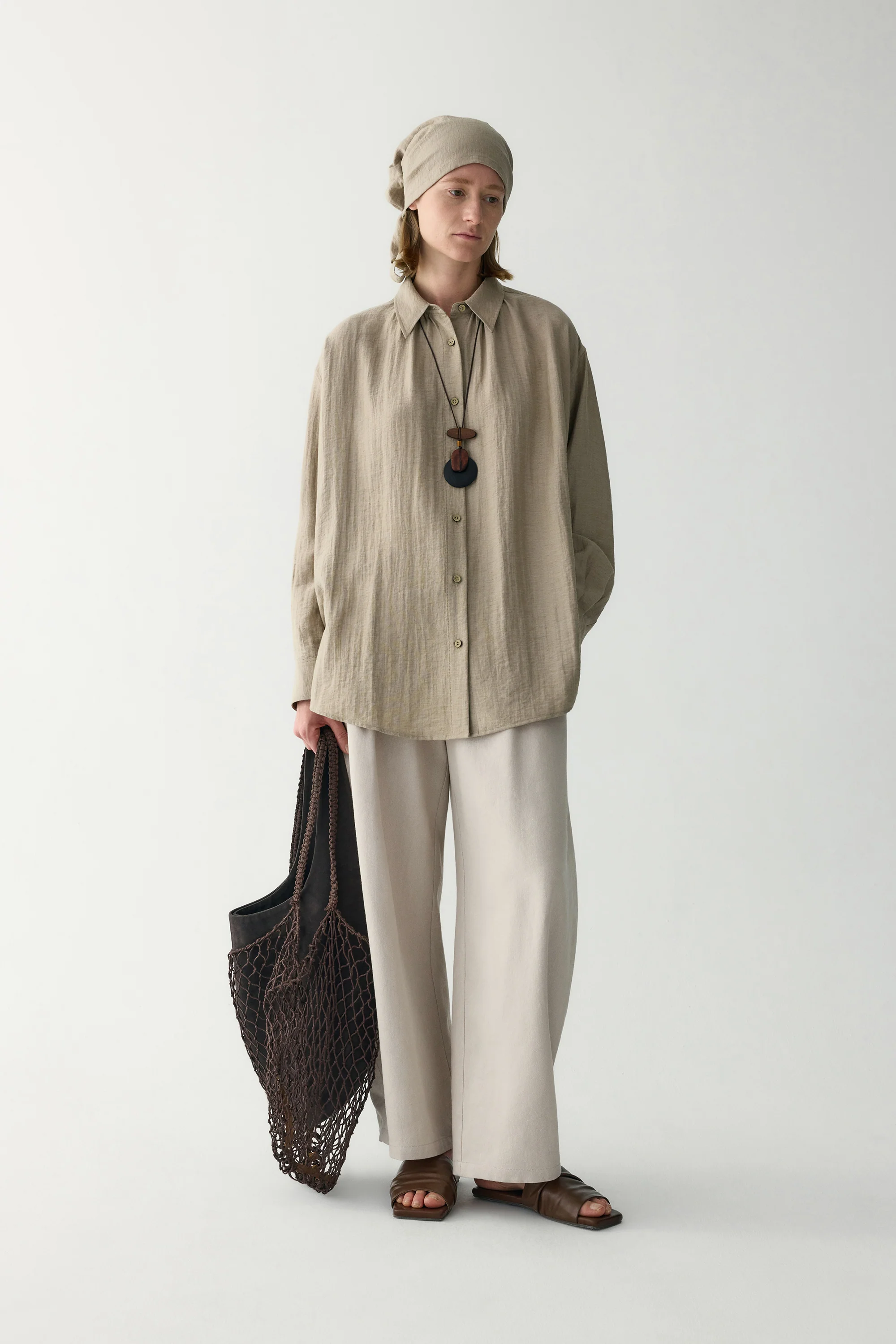 Linen Loose-fit Blouse - Image 18
