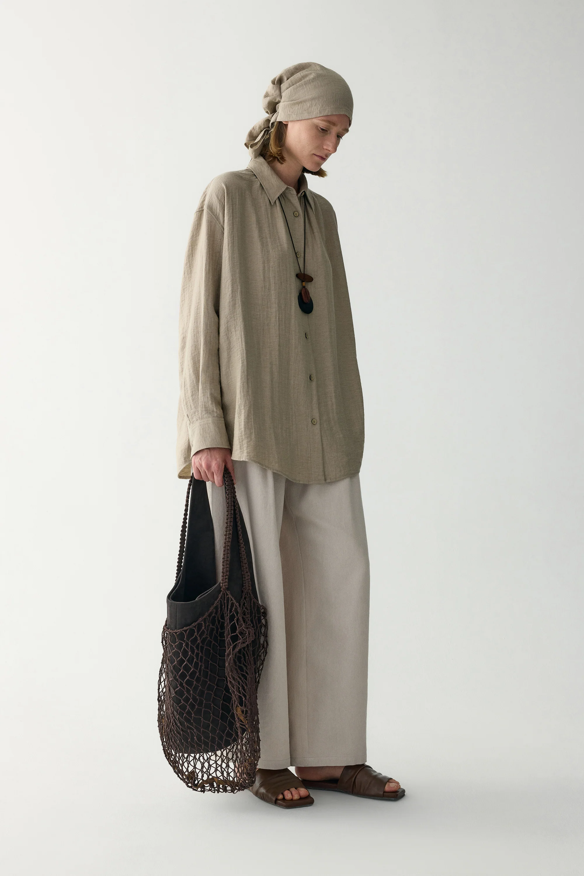 Linen Loose-fit Blouse - Image 19