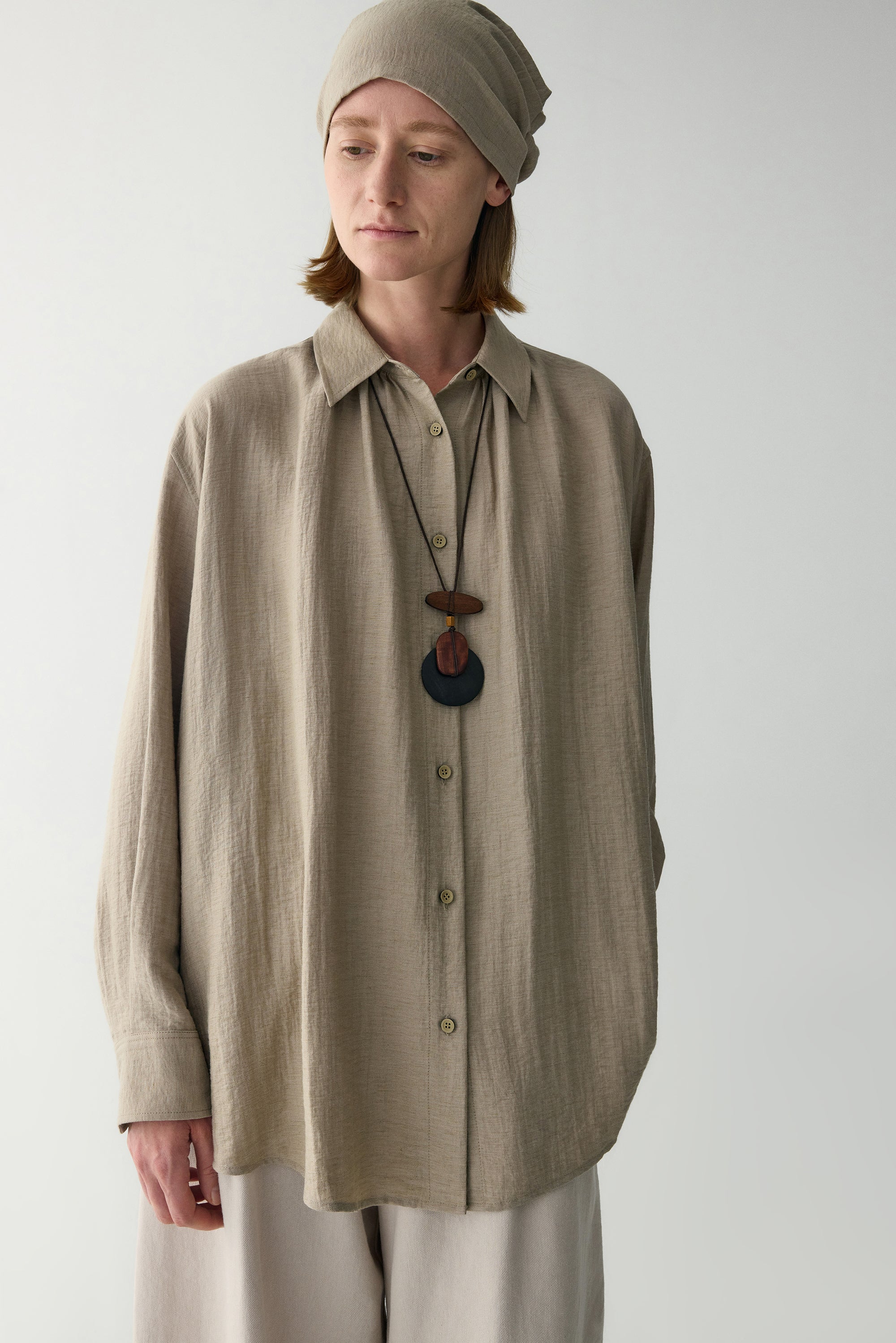 Linen Loose-fit Blouse - Image 20