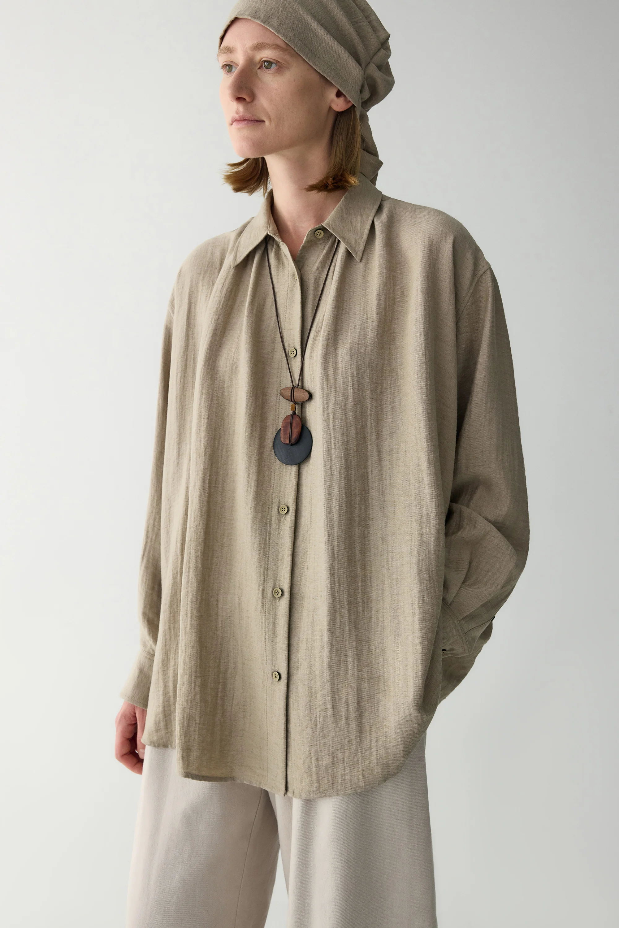 Linen Loose-fit Blouse - Image 21