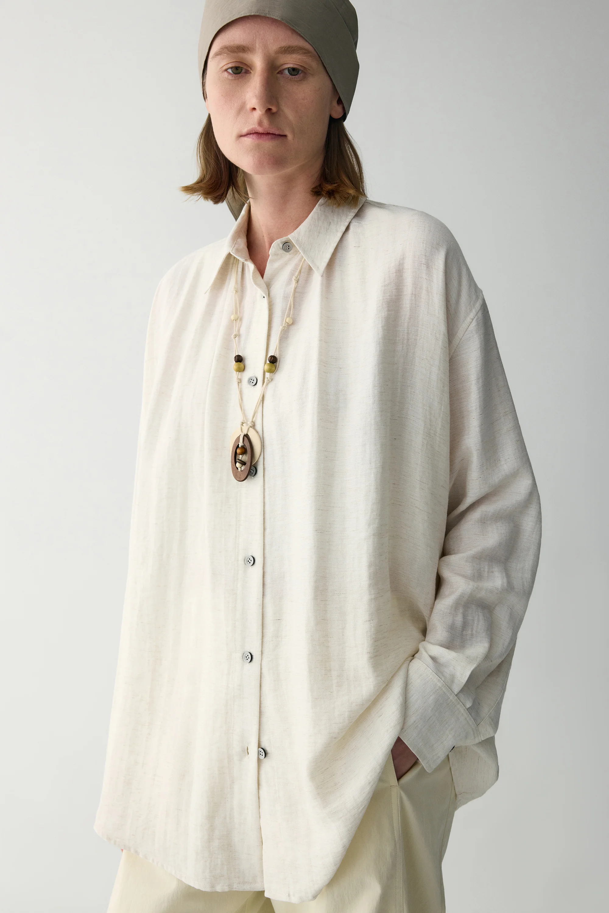 Linen Loose-fit Blouse - Image 23