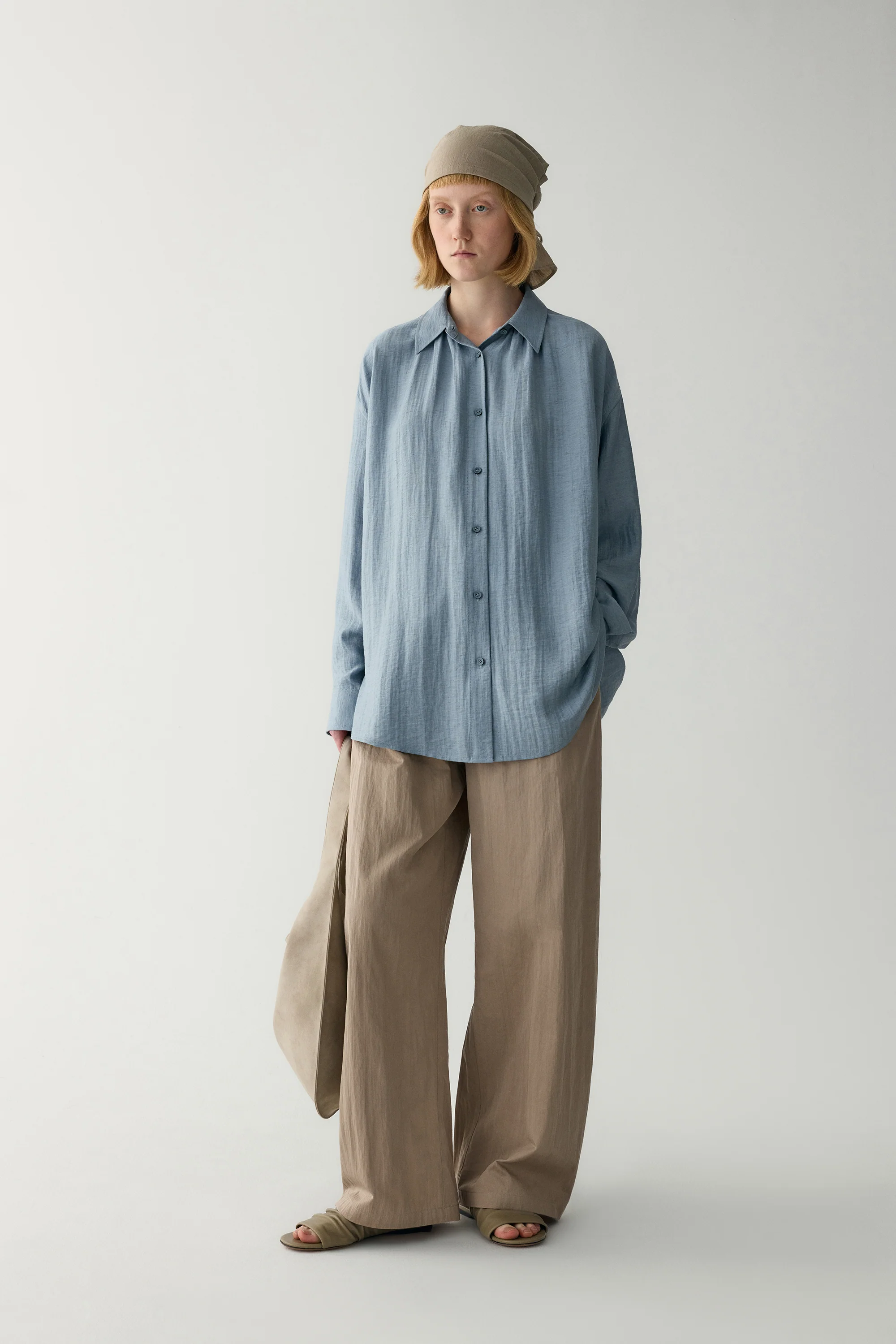 Linen Loose-fit Blouse - Image 3