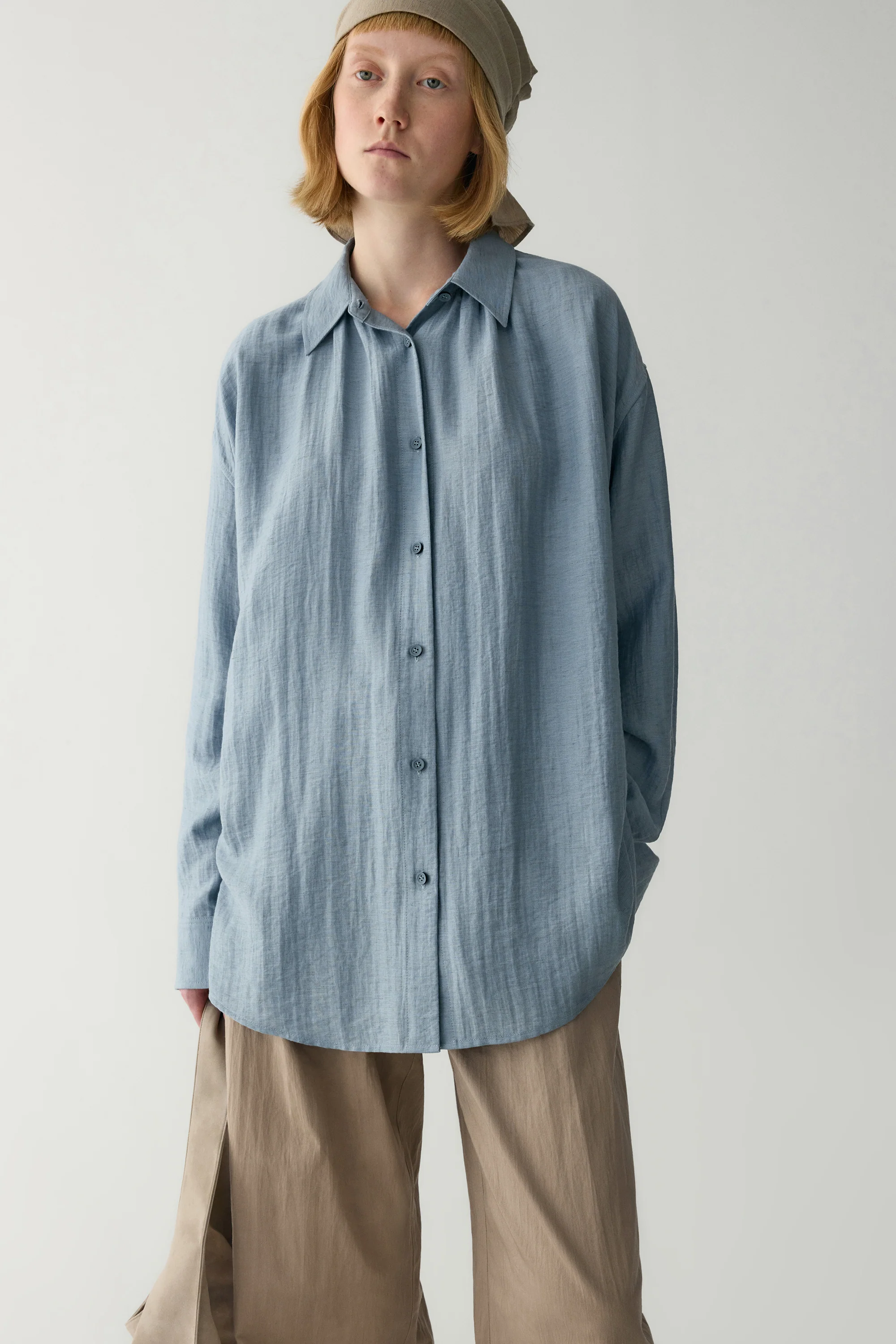 Linen Loose-fit Blouse - Image 6