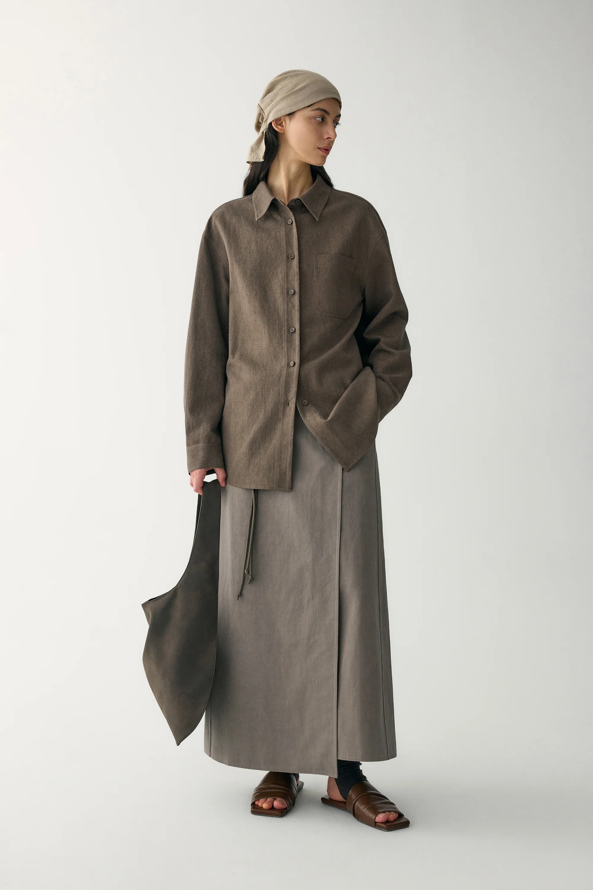 Cotton-linen Denim Shirt - Image 11