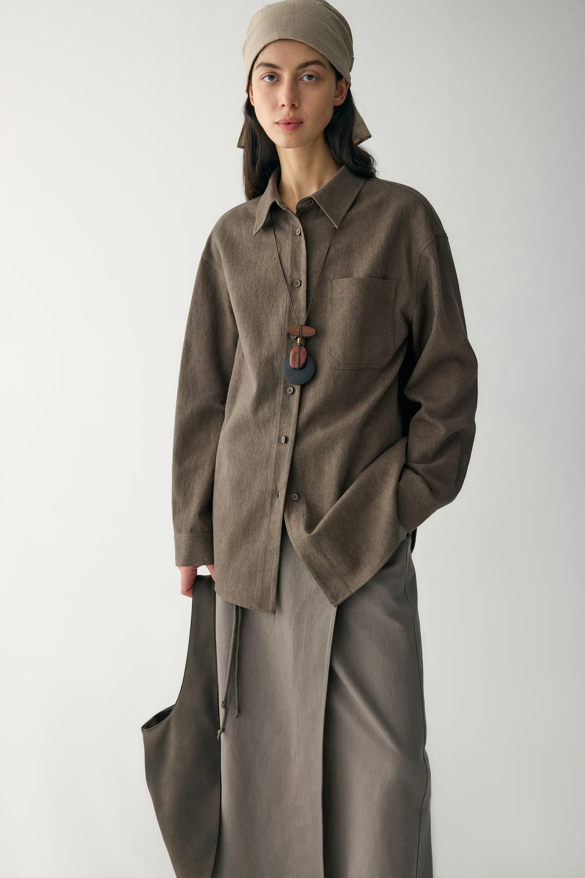 Cotton-linen Denim Shirt - Image 15