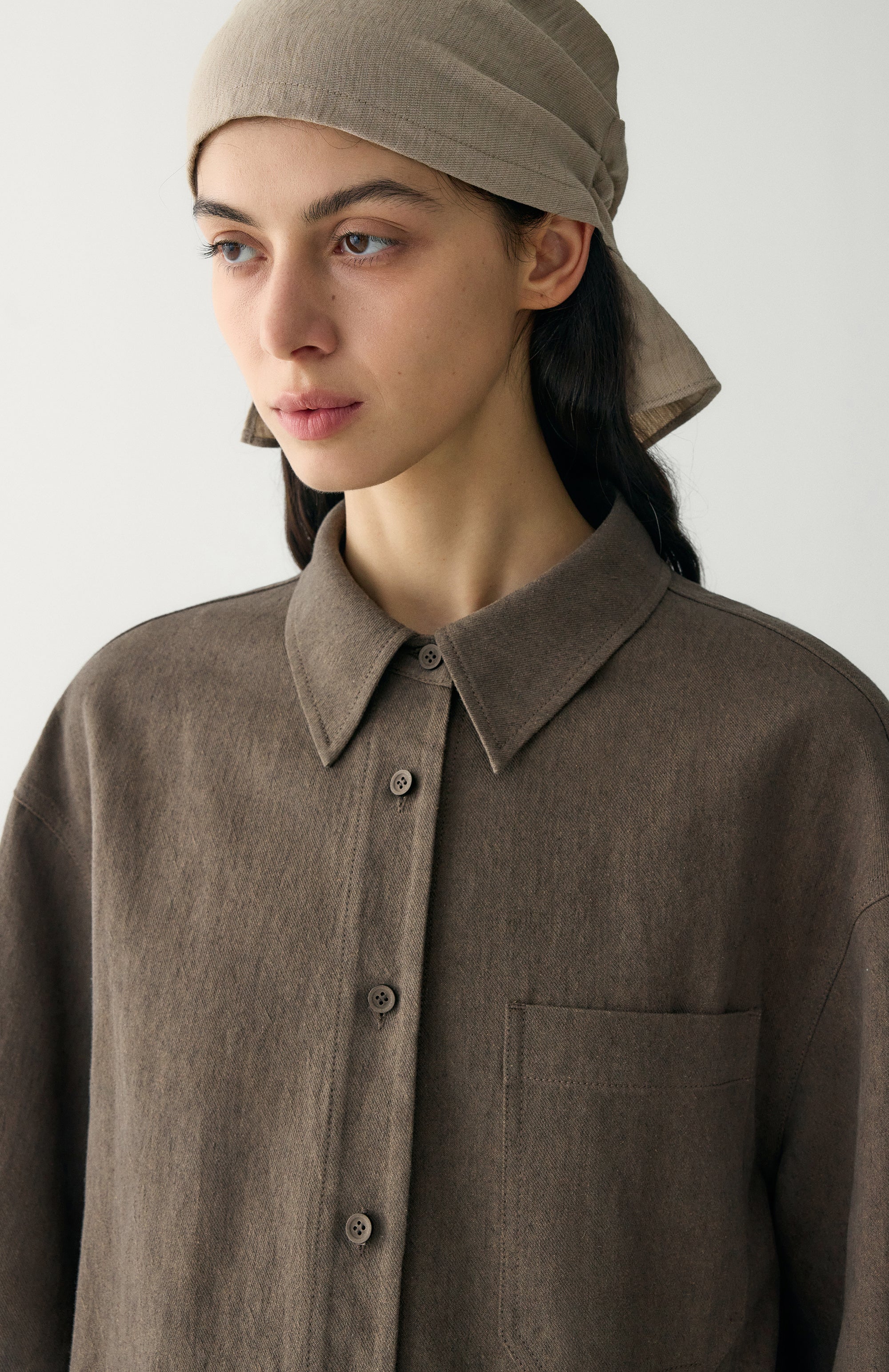 Cotton-linen Denim Shirt - Image 18
