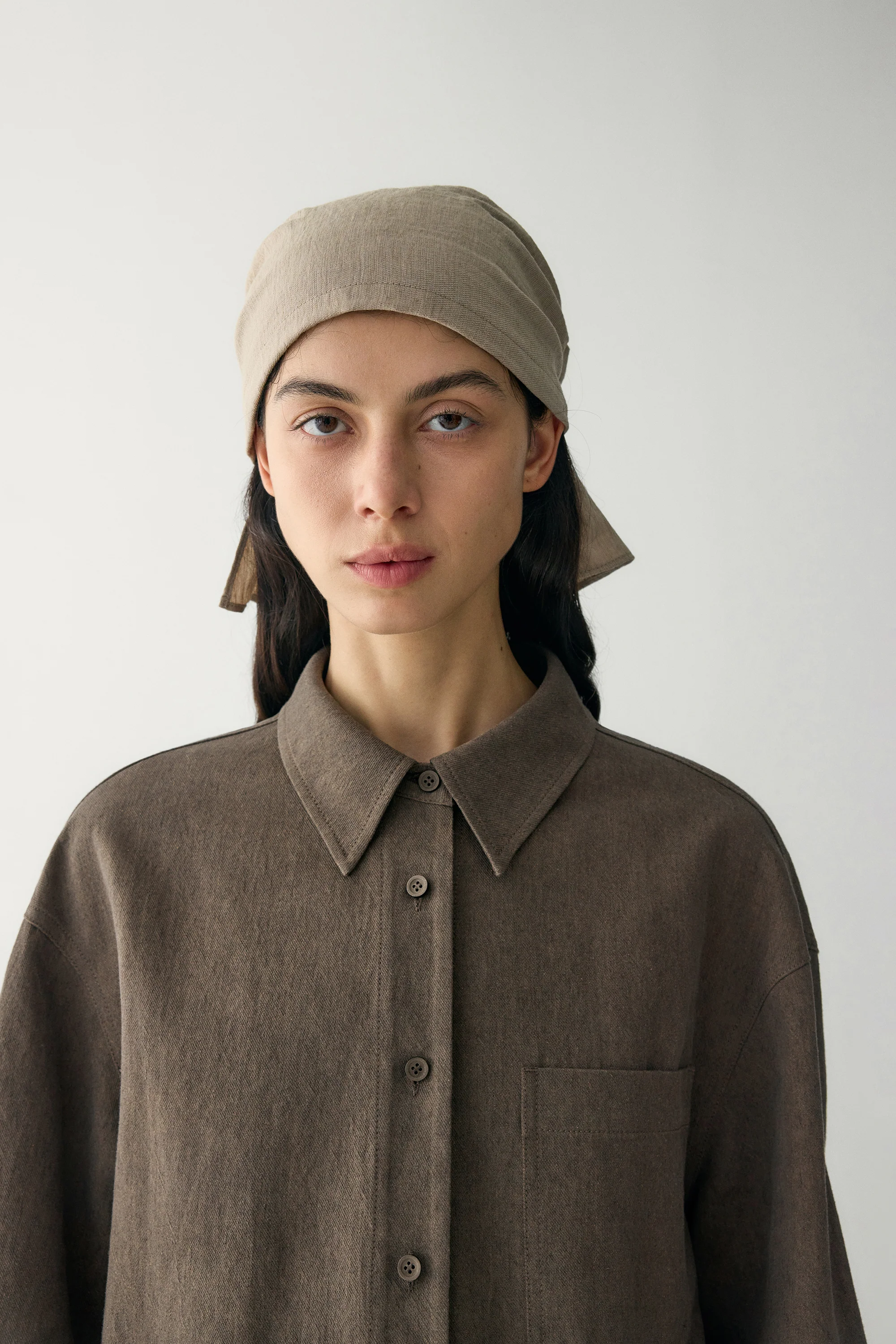 Cotton-linen Denim Shirt - Image 19